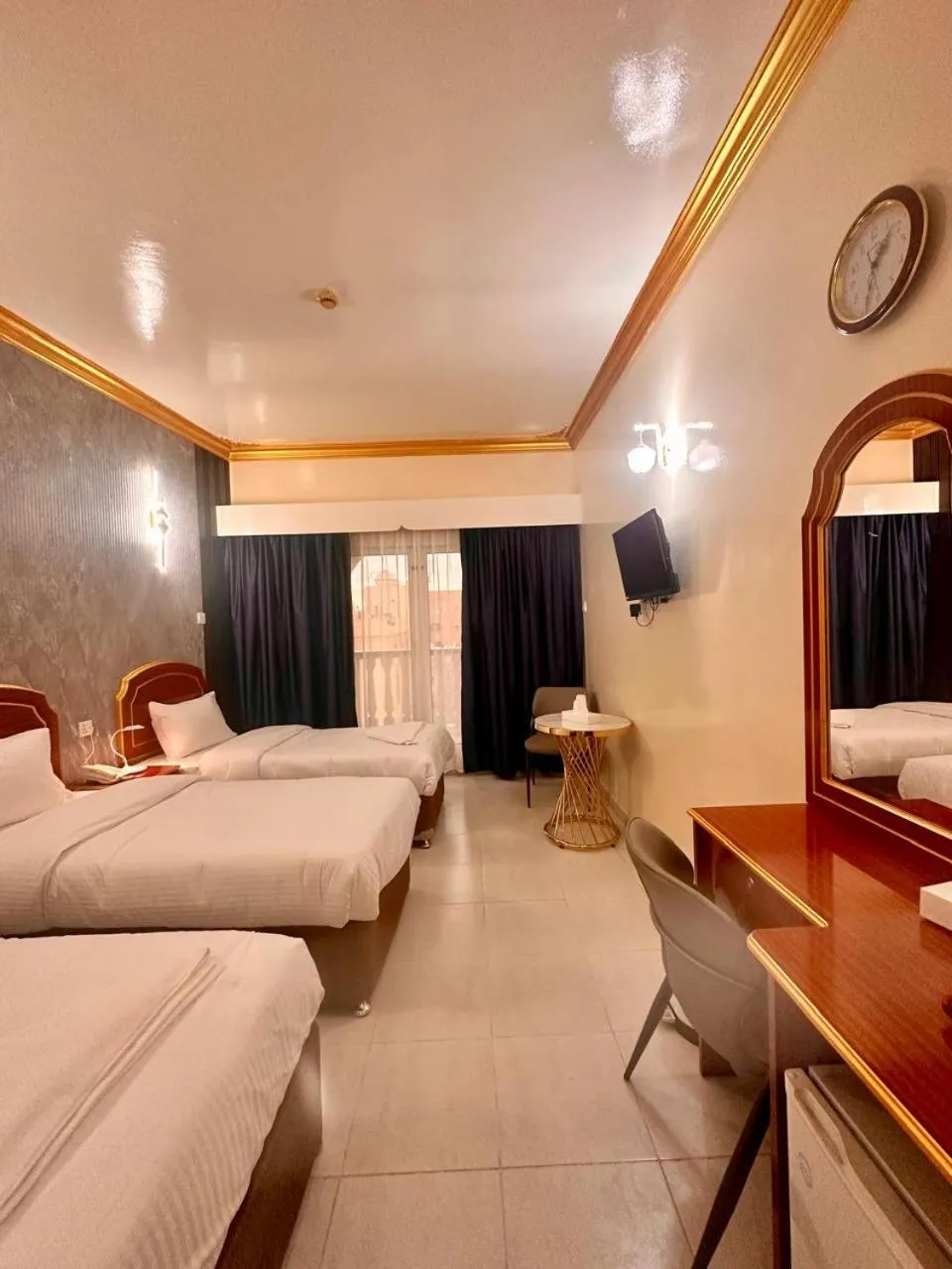 Bed in Galaxy Star Hotel