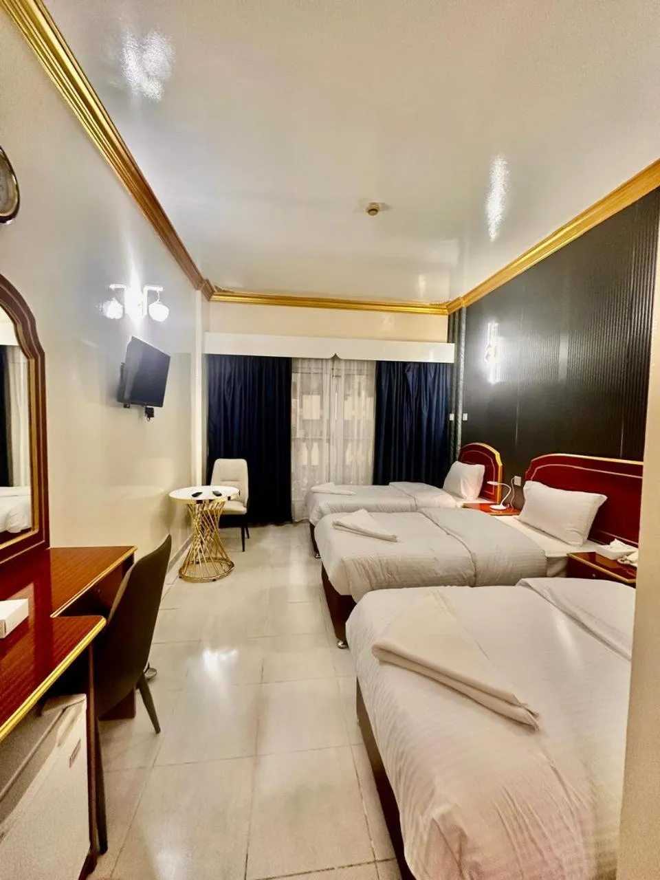 Bed in Galaxy Star Hotel