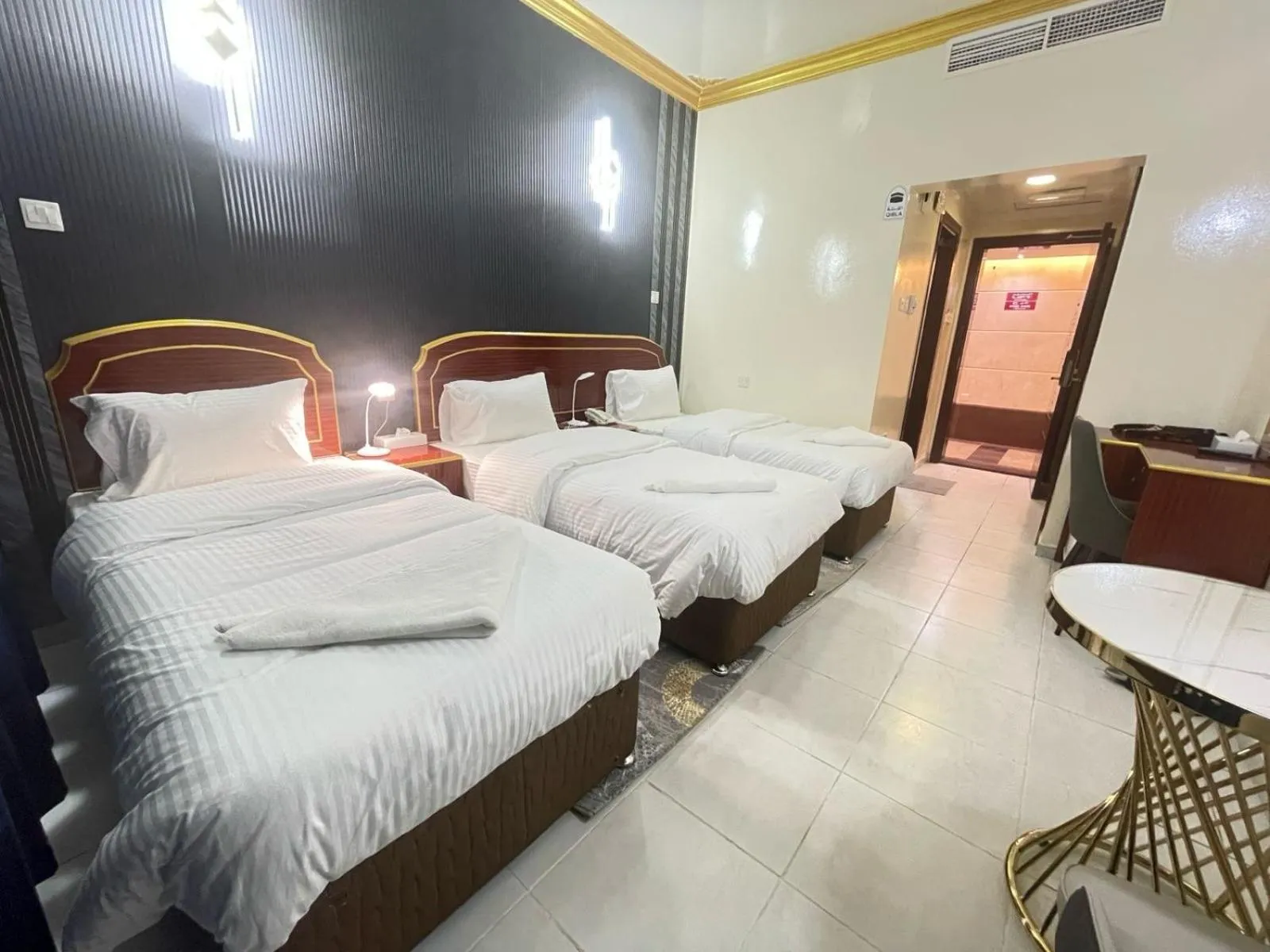 Bed in Galaxy Star Hotel