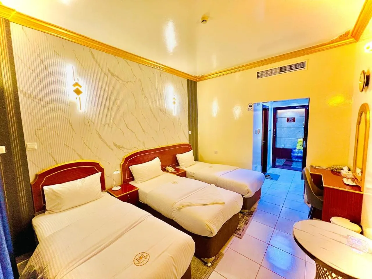 Photo of the whole room, Bed in Galaxy Star Hotel