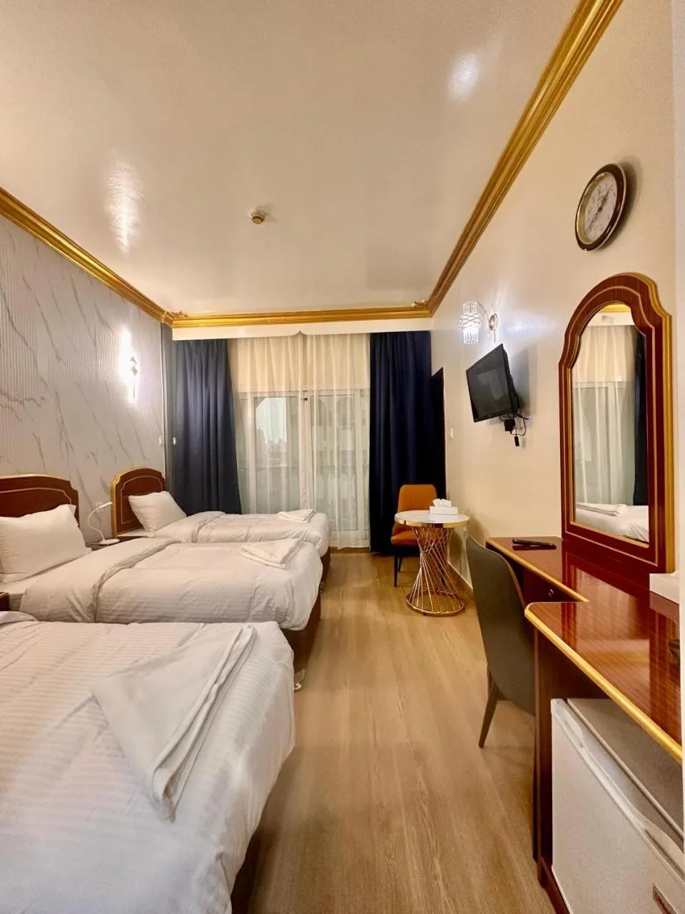 Bed in Galaxy Star Hotel