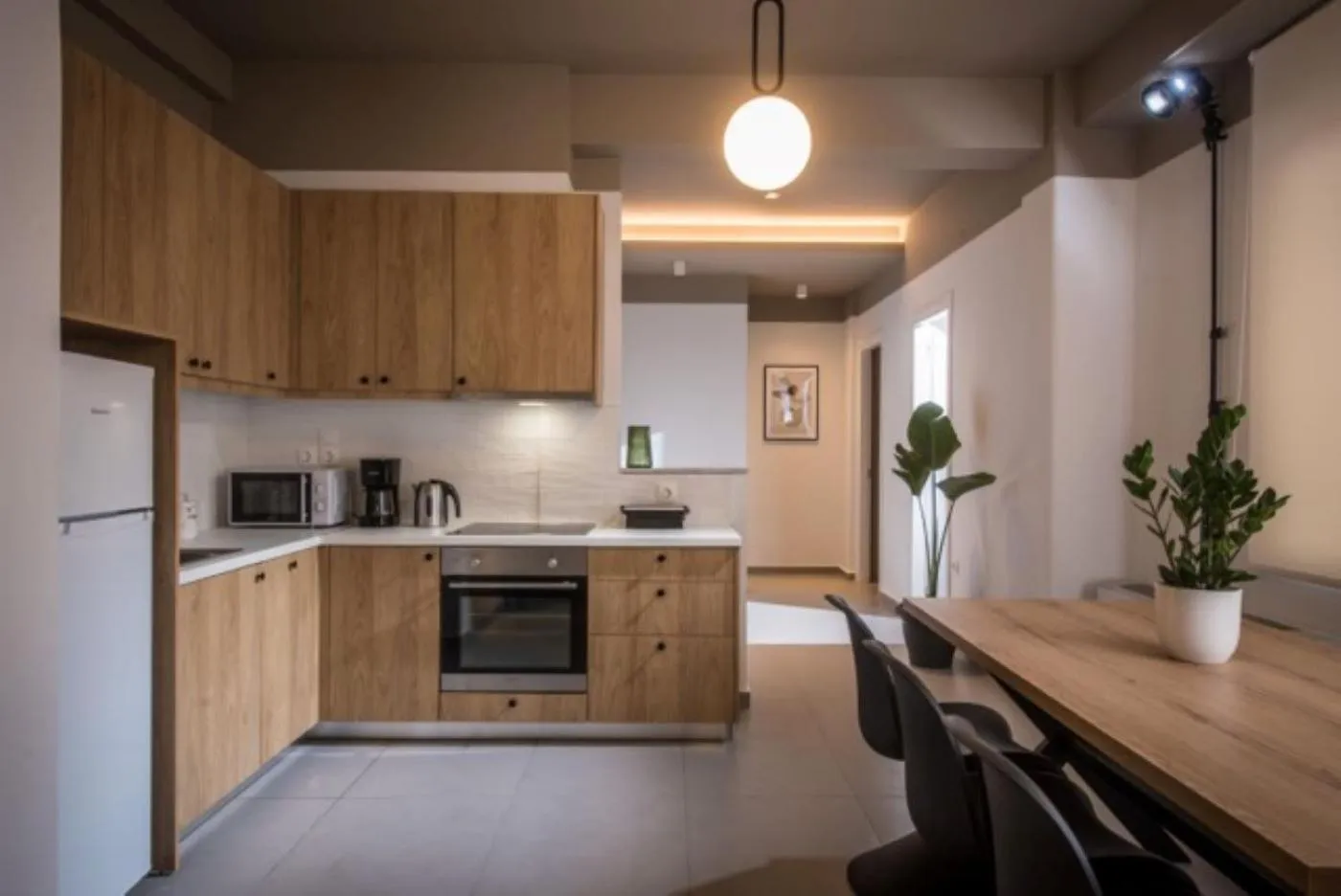 Kitchen or kitchenette in Centro Vero Suites by Omilos Hotels