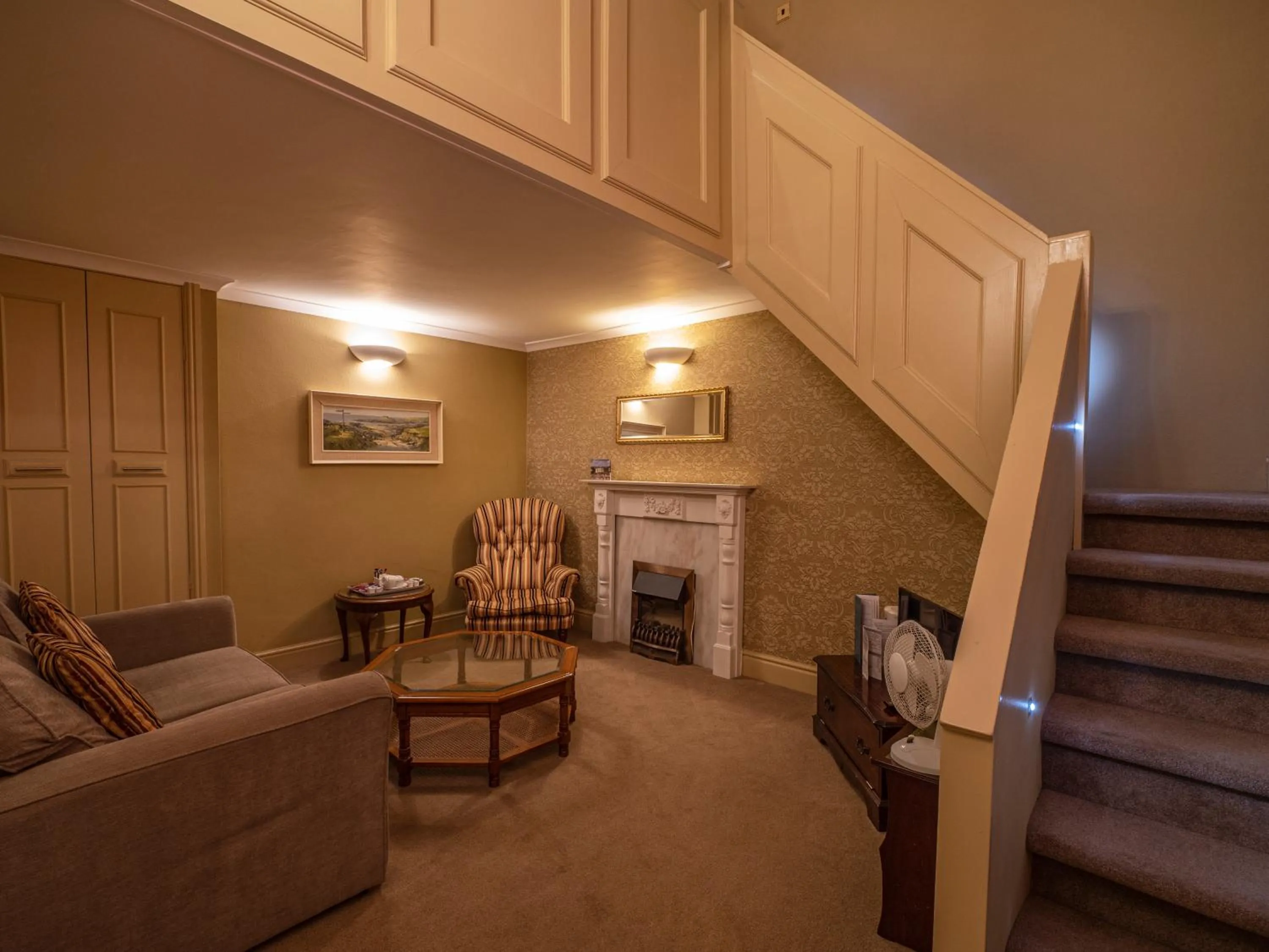 Seating area in The Bulkeley Hotel