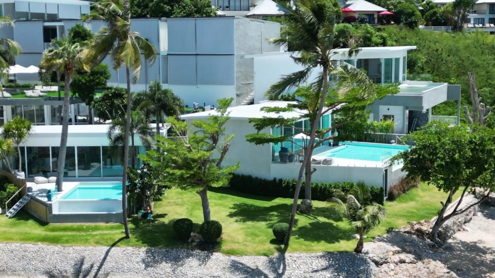 Bird's eye view in Replay Pool Villa