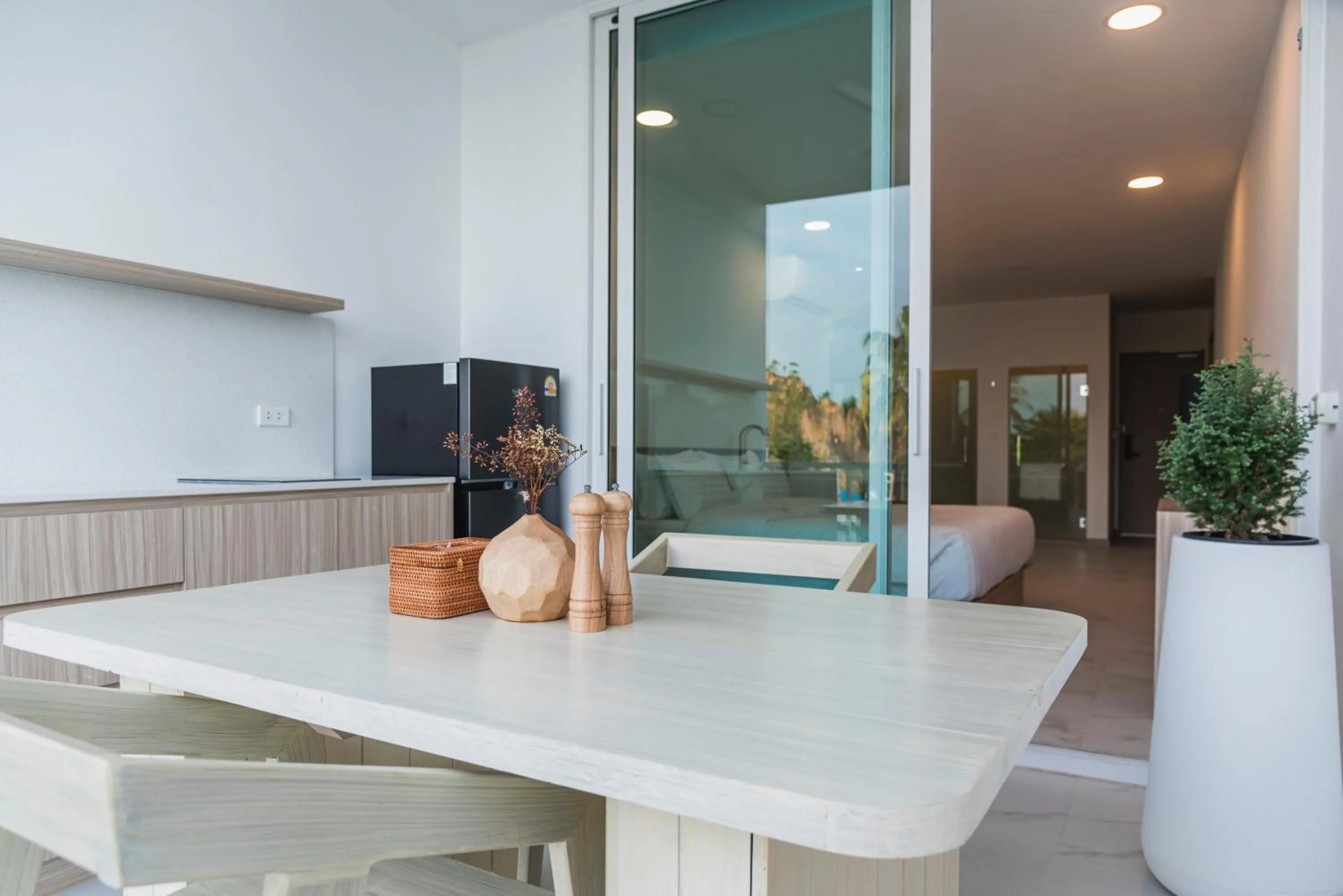 Kitchen or kitchenette in Replay Pool Villa