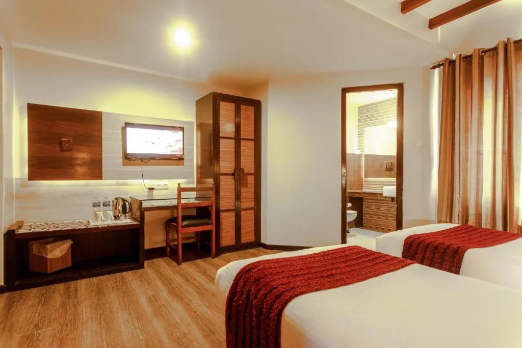 Communal lounge/ TV room, Bed in The Lakeside Retreat By IME Hospitality Pvt LTd