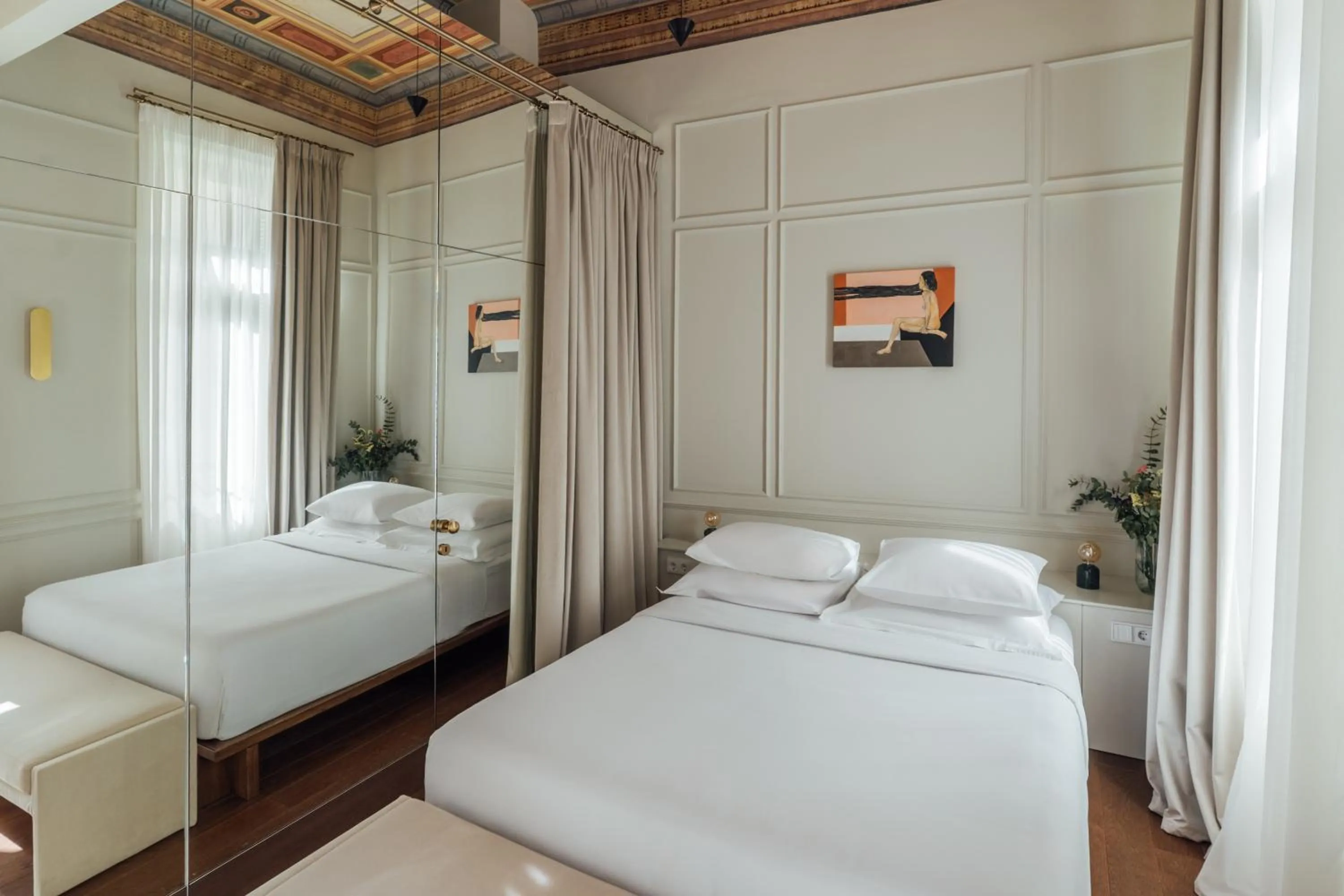 Bedroom, Bed in Nosteo