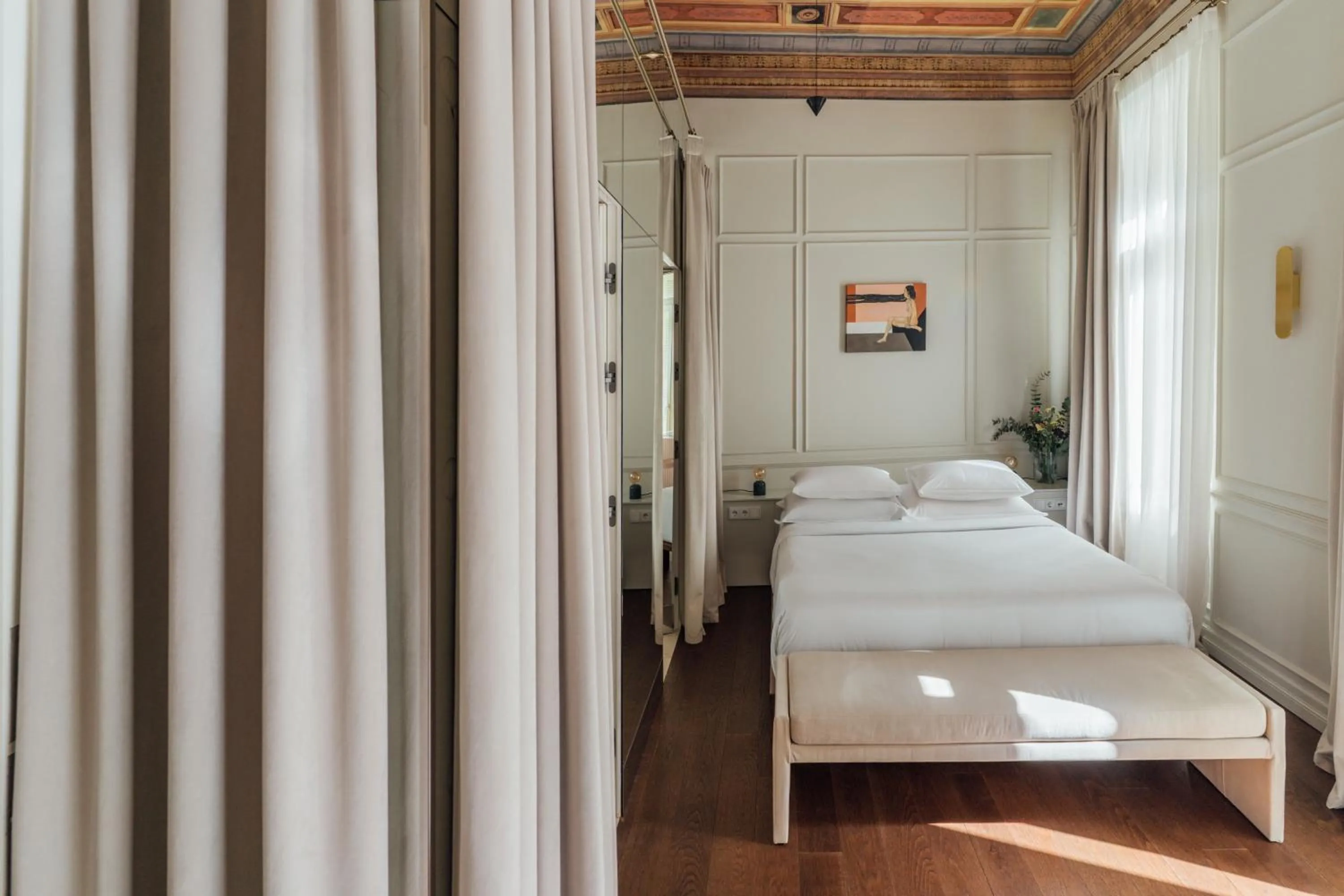 Bedroom, Bed in Nosteo