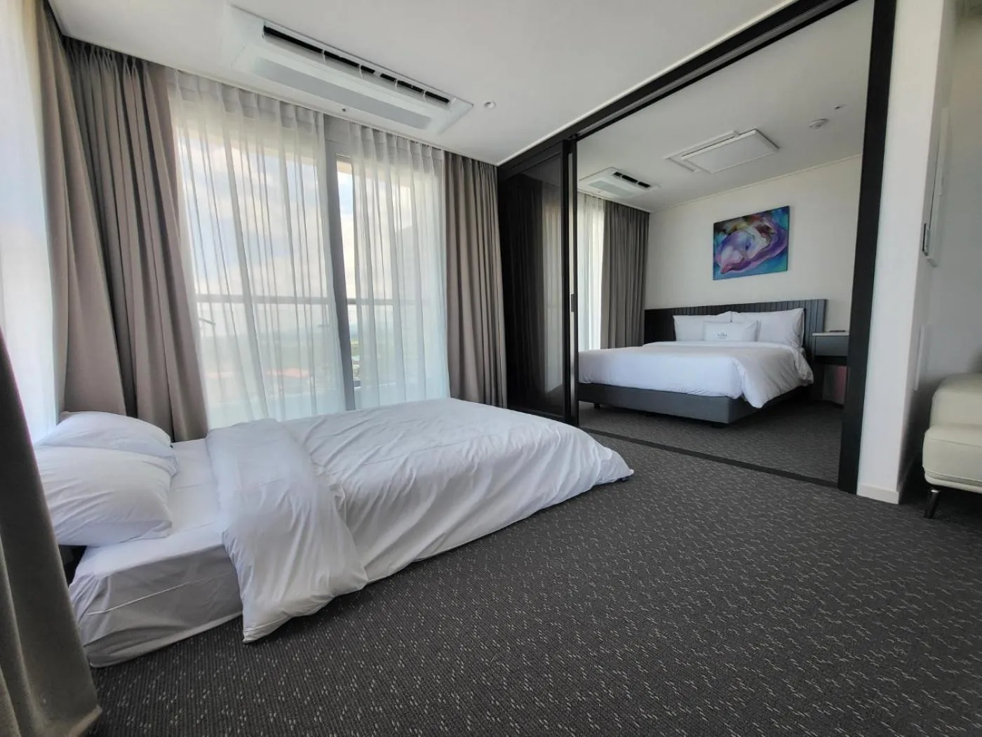 Bed in SOTA SUITE Yangyang Granbay