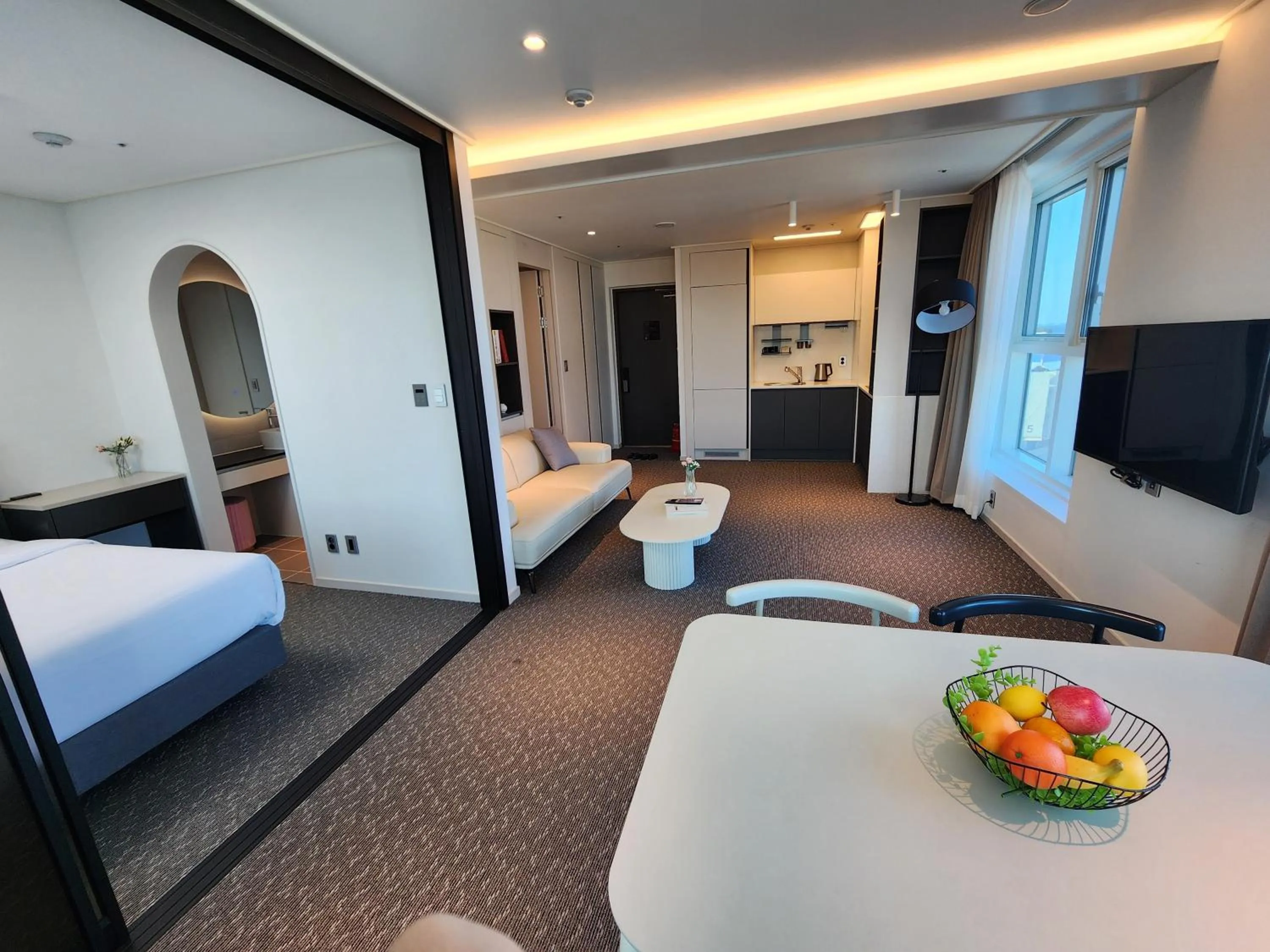 Bed in SOTA SUITE Yangyang Granbay