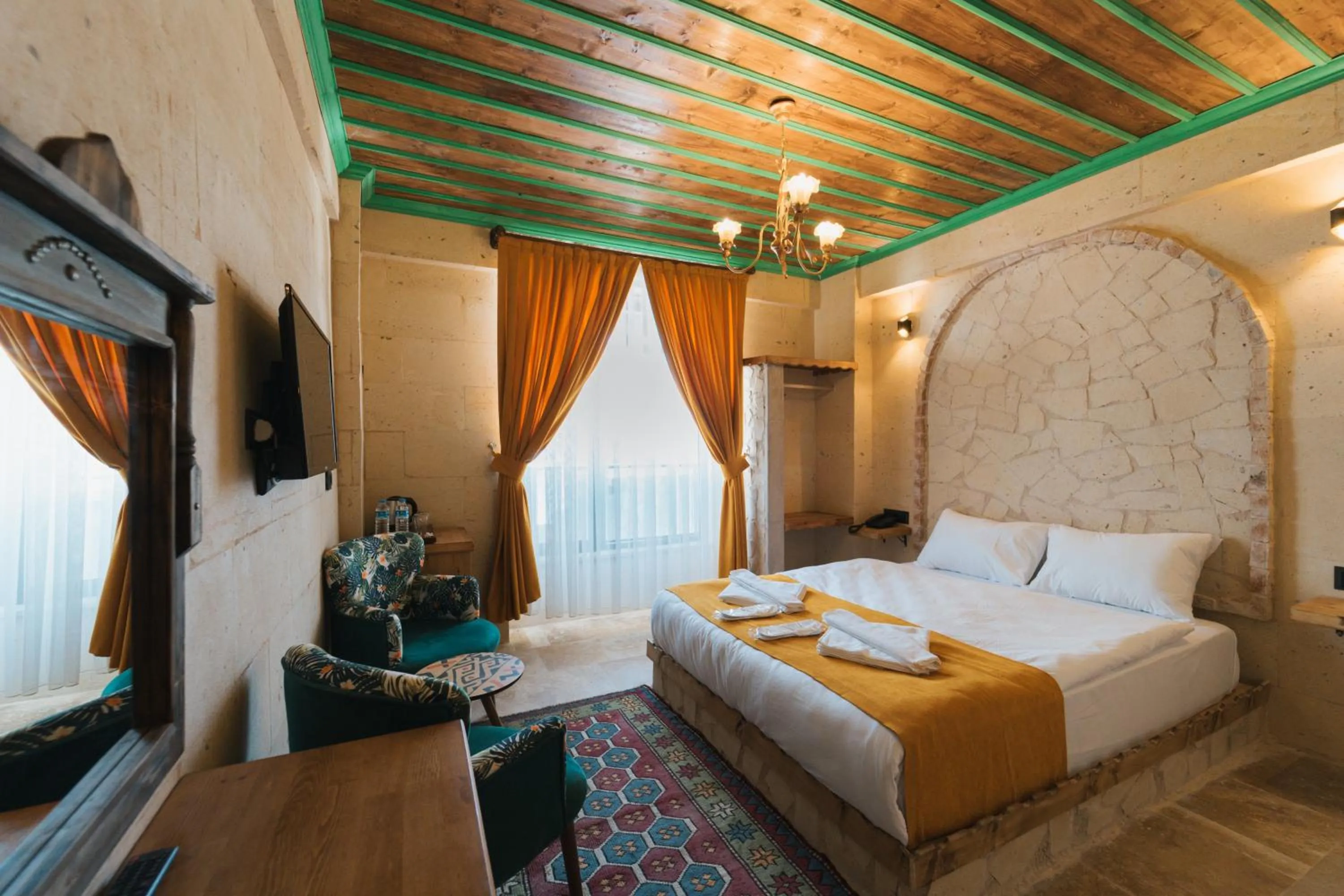 Bed in Muse Cappadocia