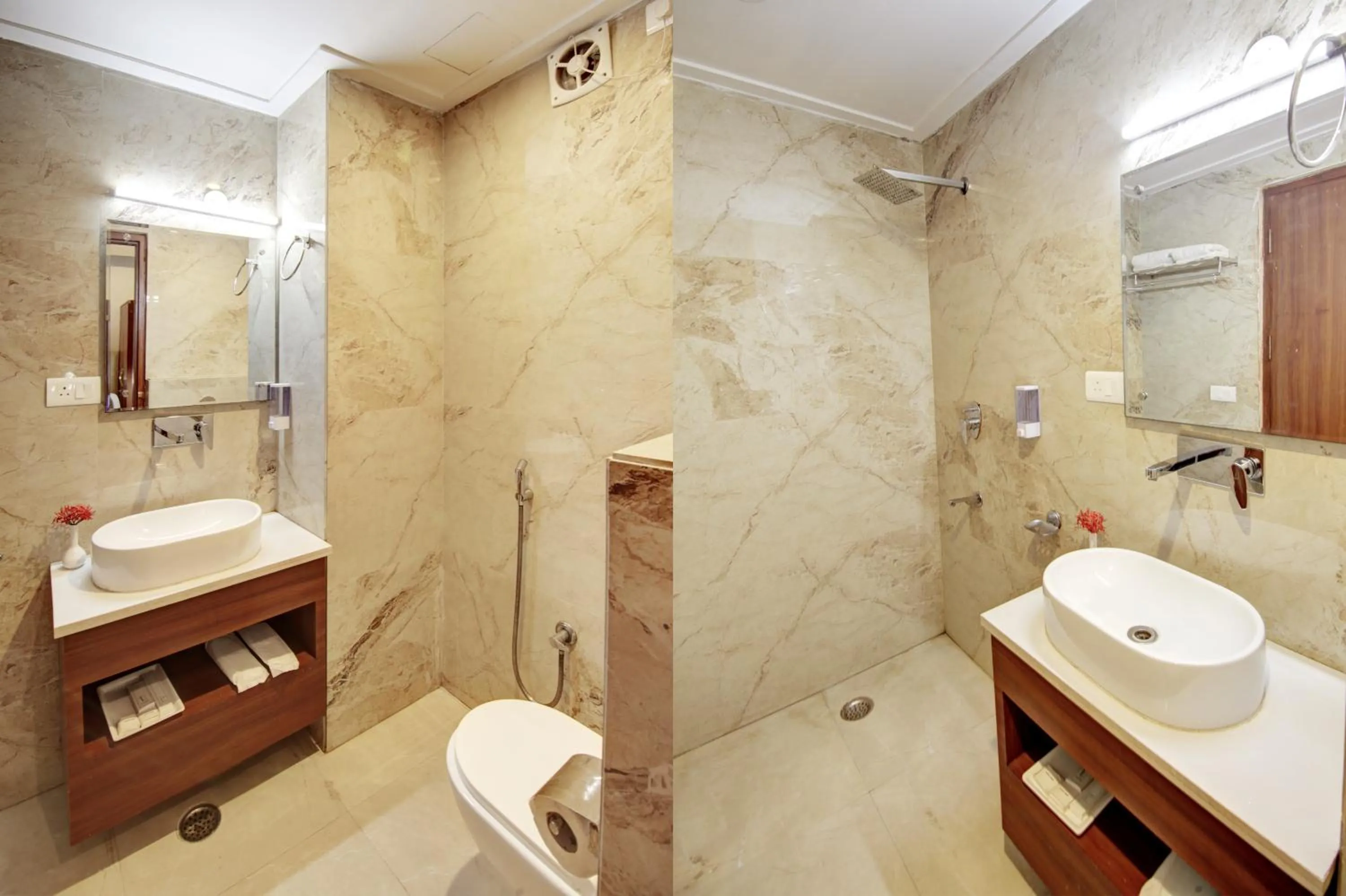 Shower in Marks Hotel & Banquet