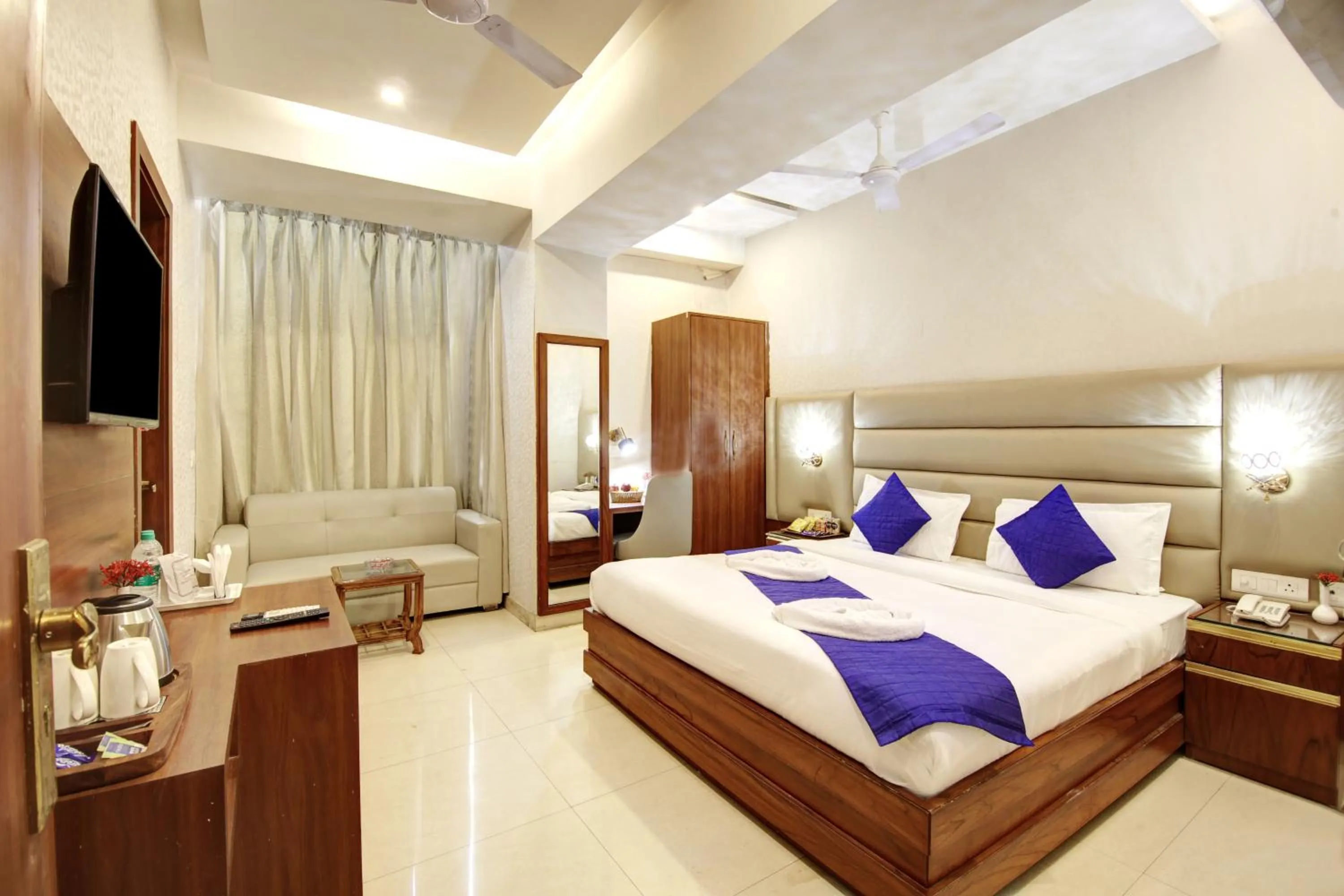 Seating area in Marks Hotel & Banquet