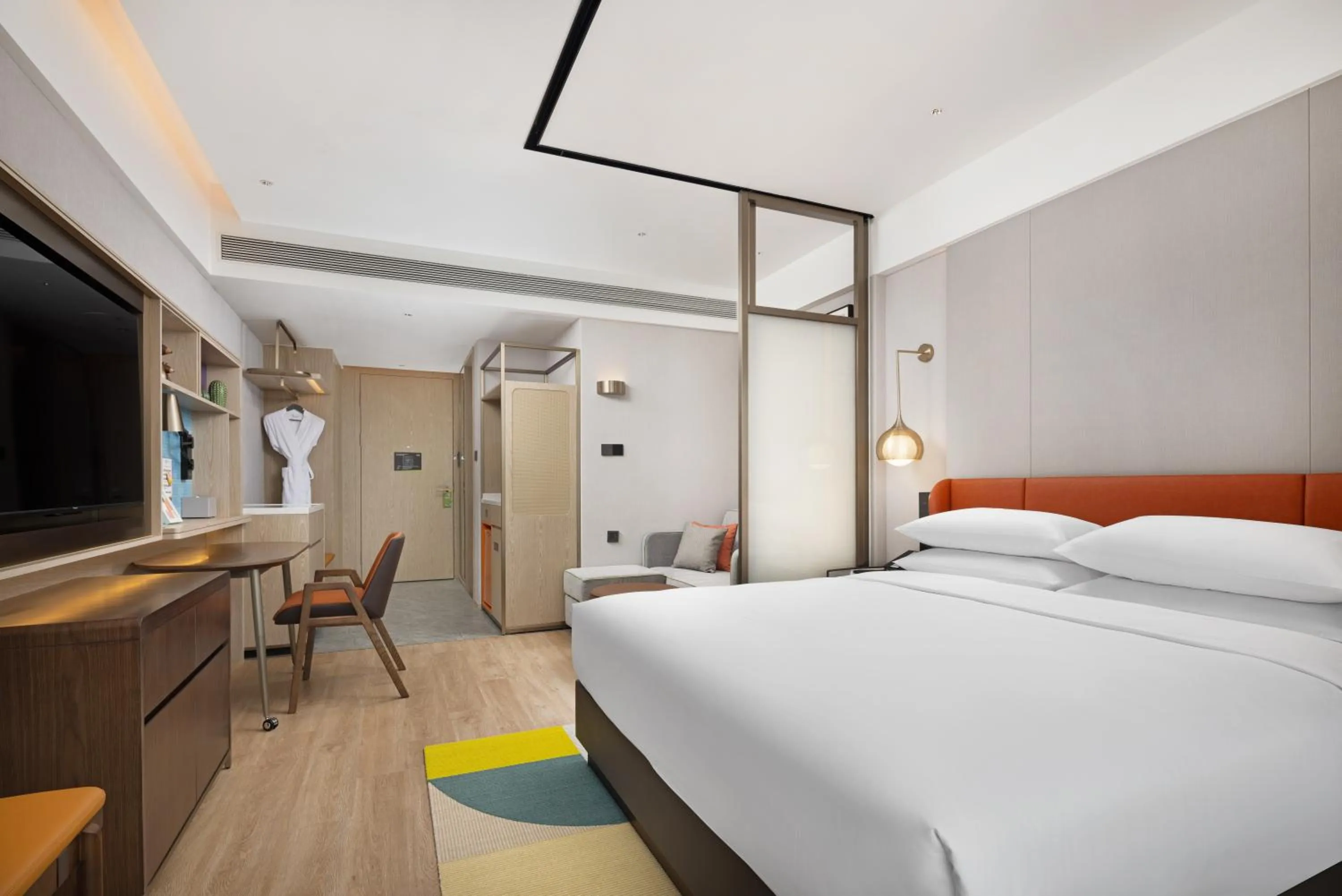 Bedroom in Home2 Suite by Hilton Guiyang Nanming Jiaxiu