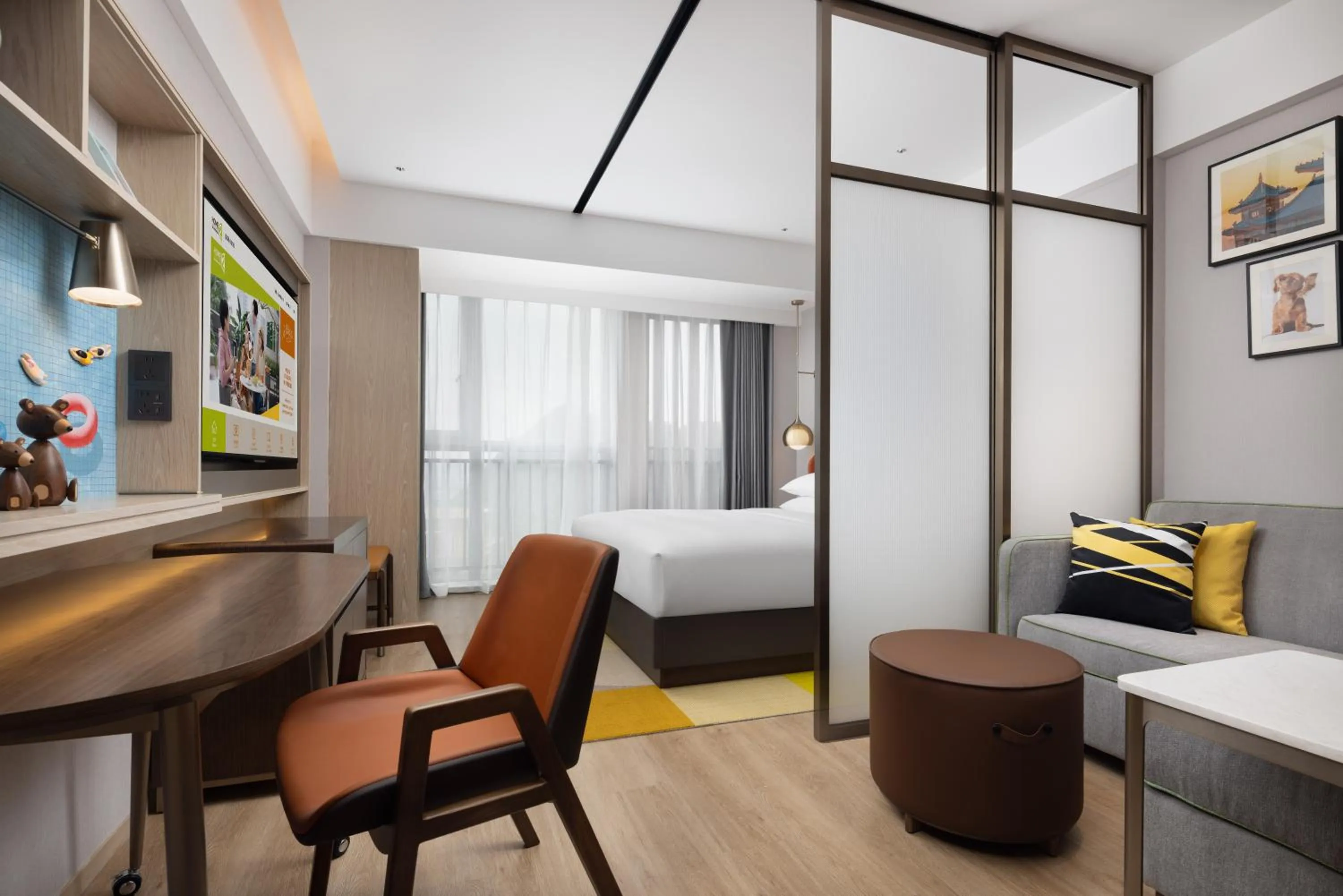 Bedroom in Home2 Suite by Hilton Guiyang Nanming Jiaxiu