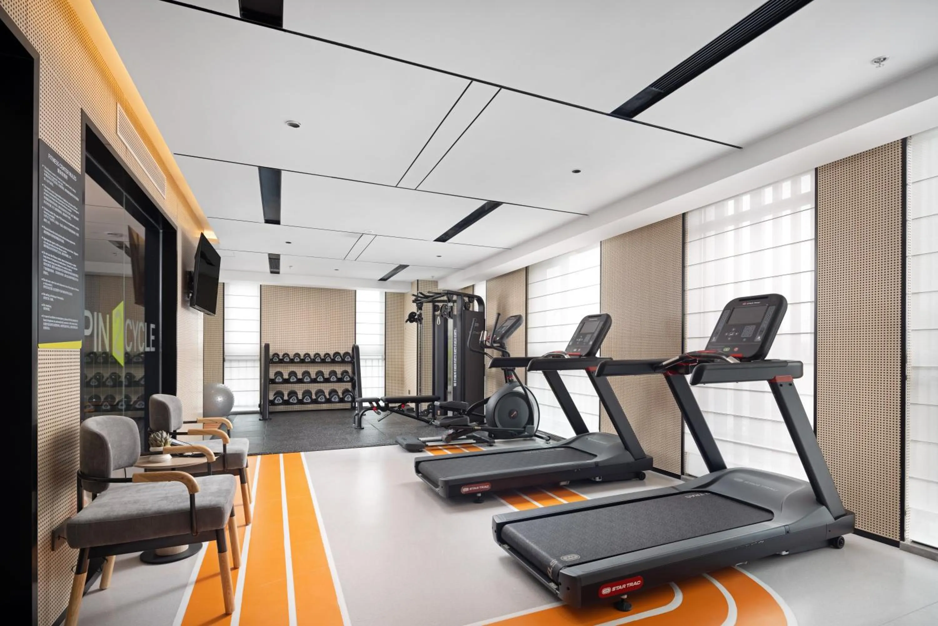Fitness centre/facilities in Home2 Suite by Hilton Guiyang Nanming Jiaxiu