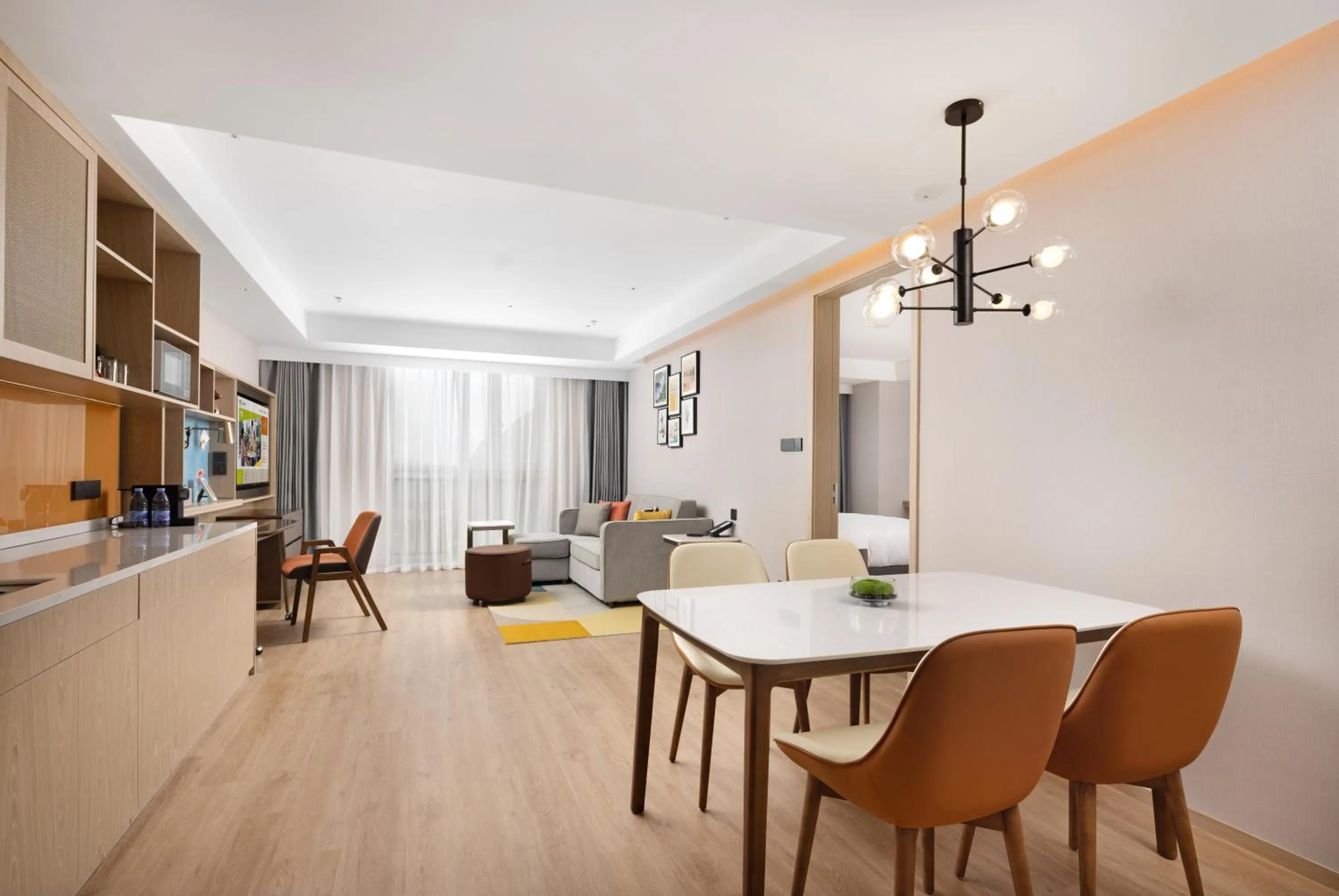 Living room in Home2 Suite by Hilton Guiyang Nanming Jiaxiu