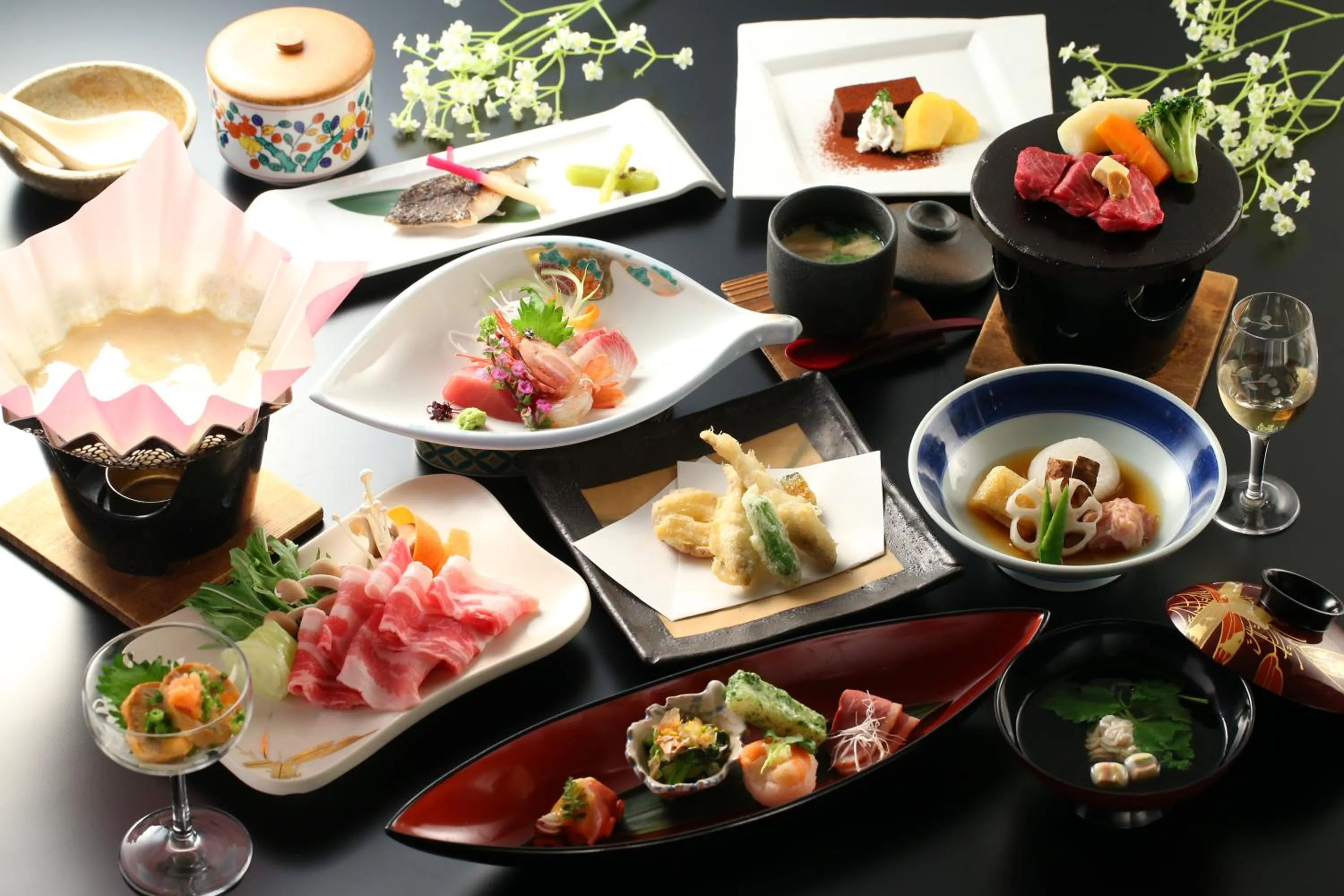 Food in Ashiwada Hotel