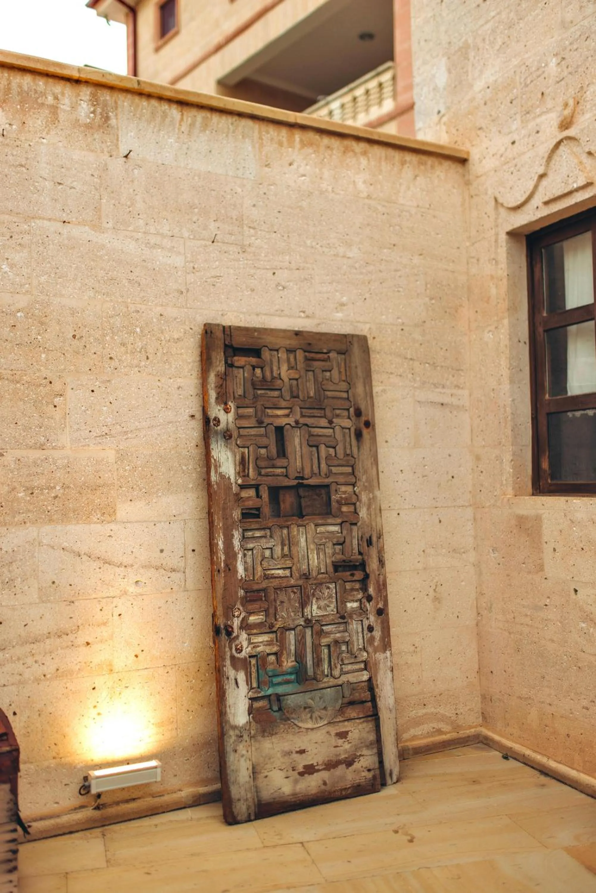 Decorative detail in Solin Cave Cappadocia