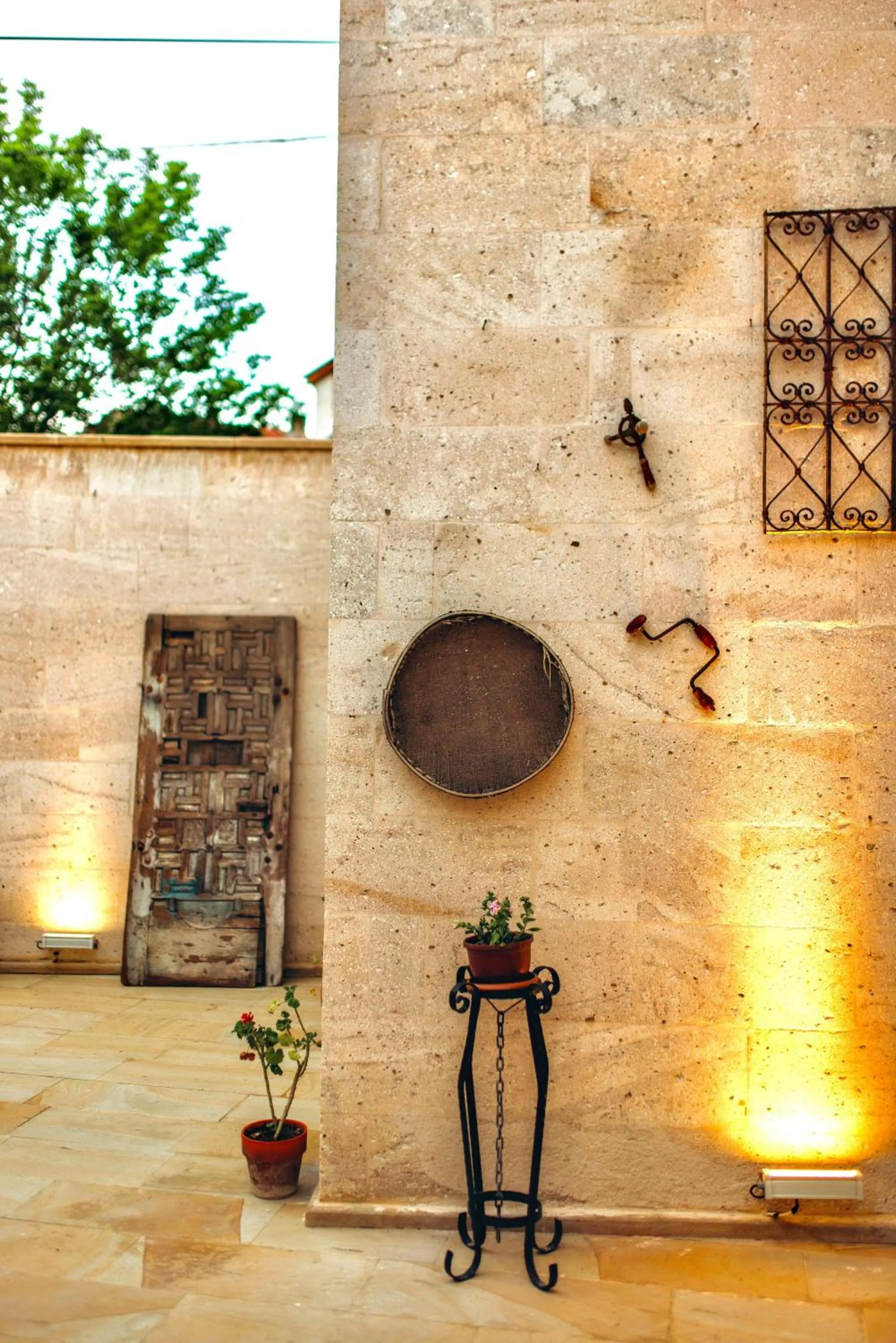 Decorative detail in Solin Cave Cappadocia