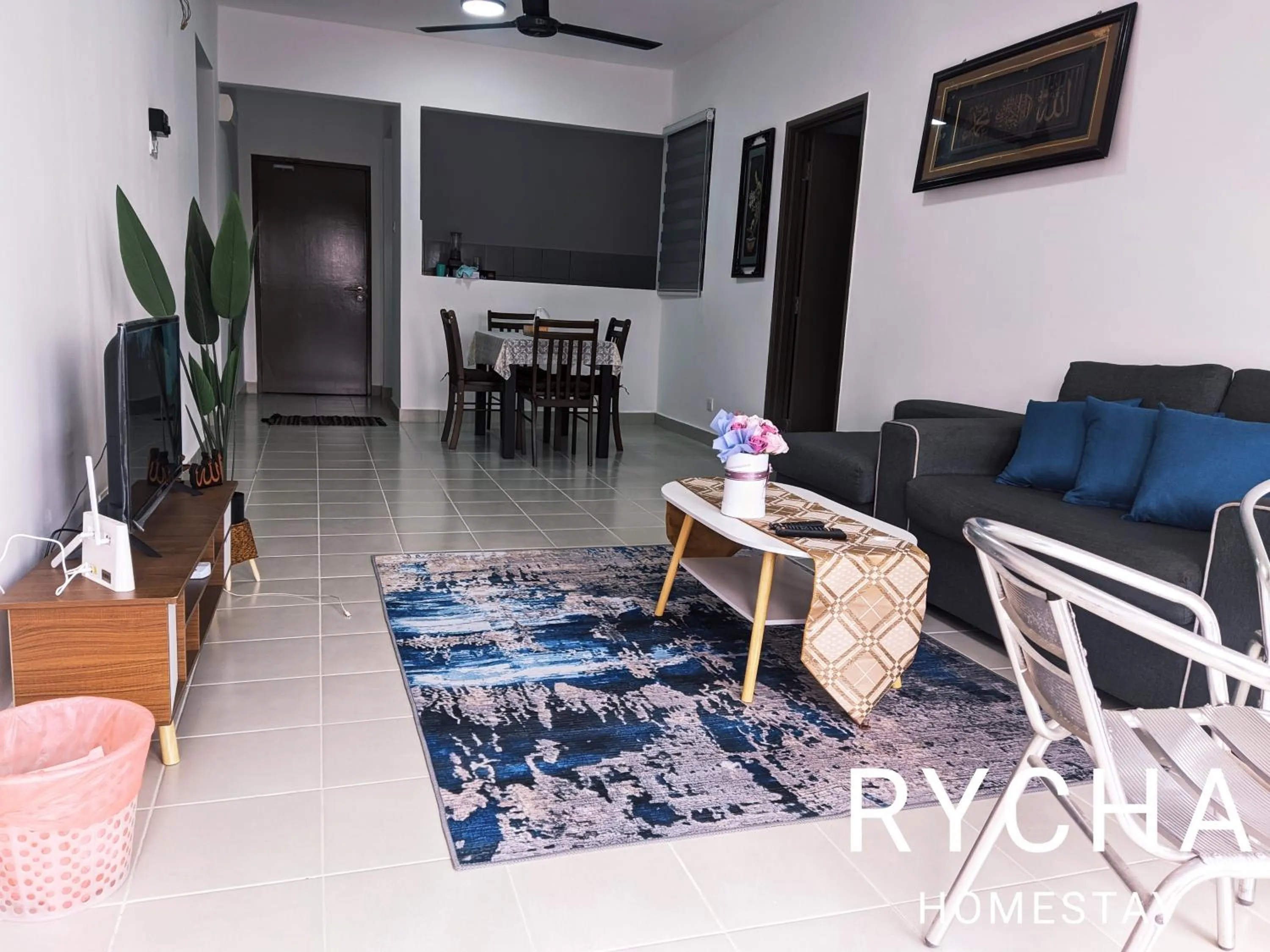 Living room in Rycha Homestay A famosa near Waterpark