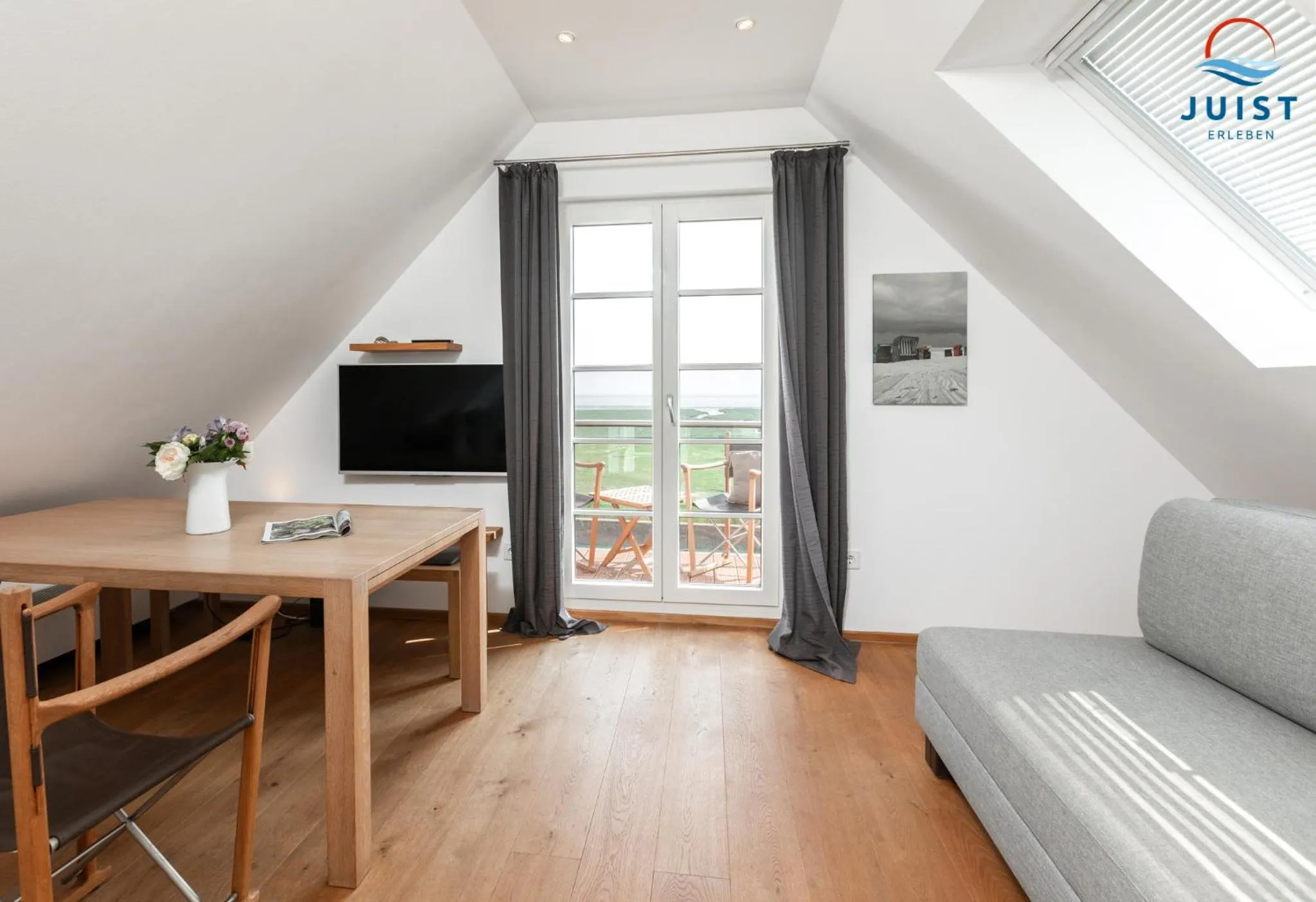 Living room in Haus Seerose 244 - Watt & Dünenblick