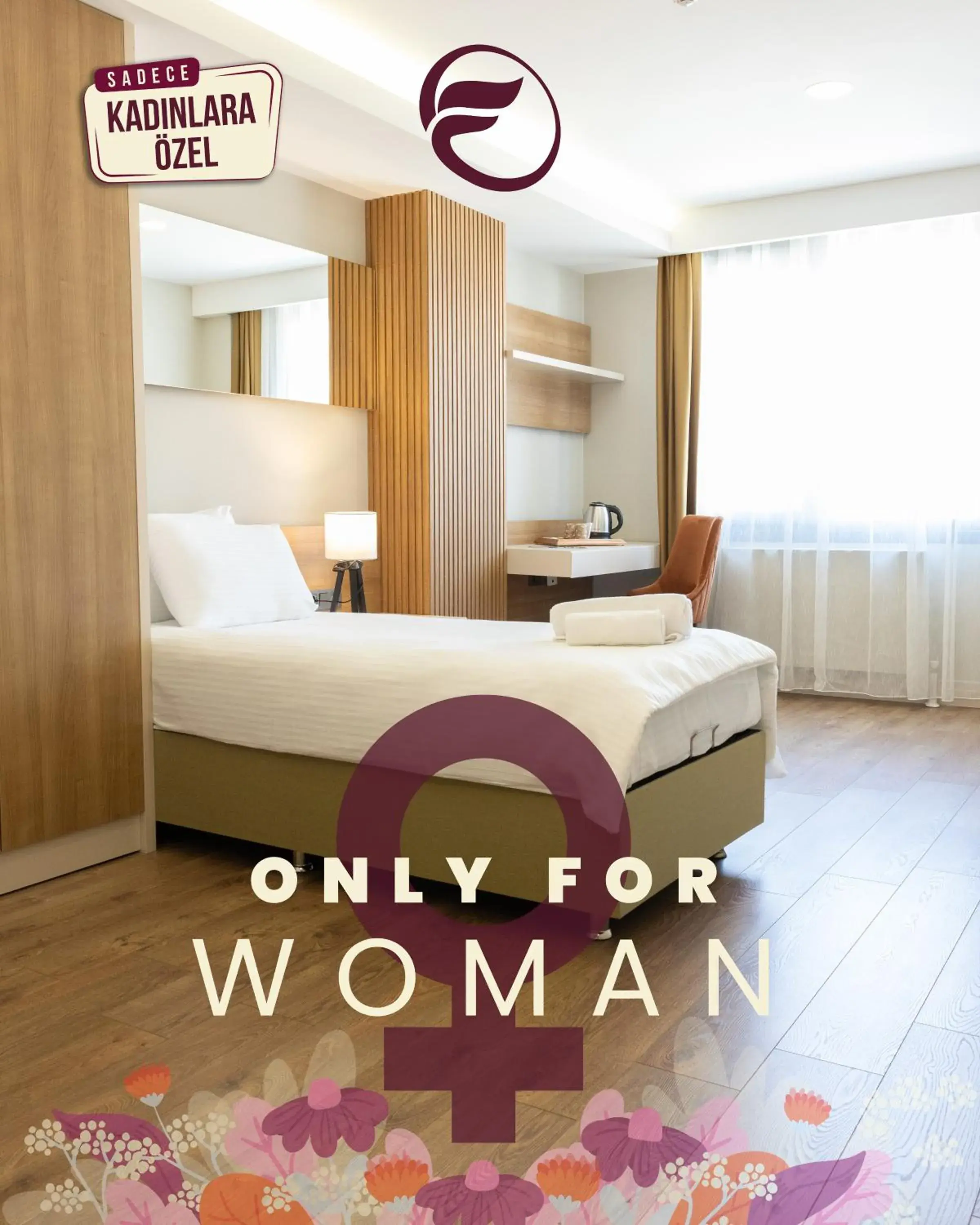 Deluxe Single Room with Sea View in Frezya - Exclusively Woman Deluxe Single Room with Sea View in Frezya - Exclusively Woman