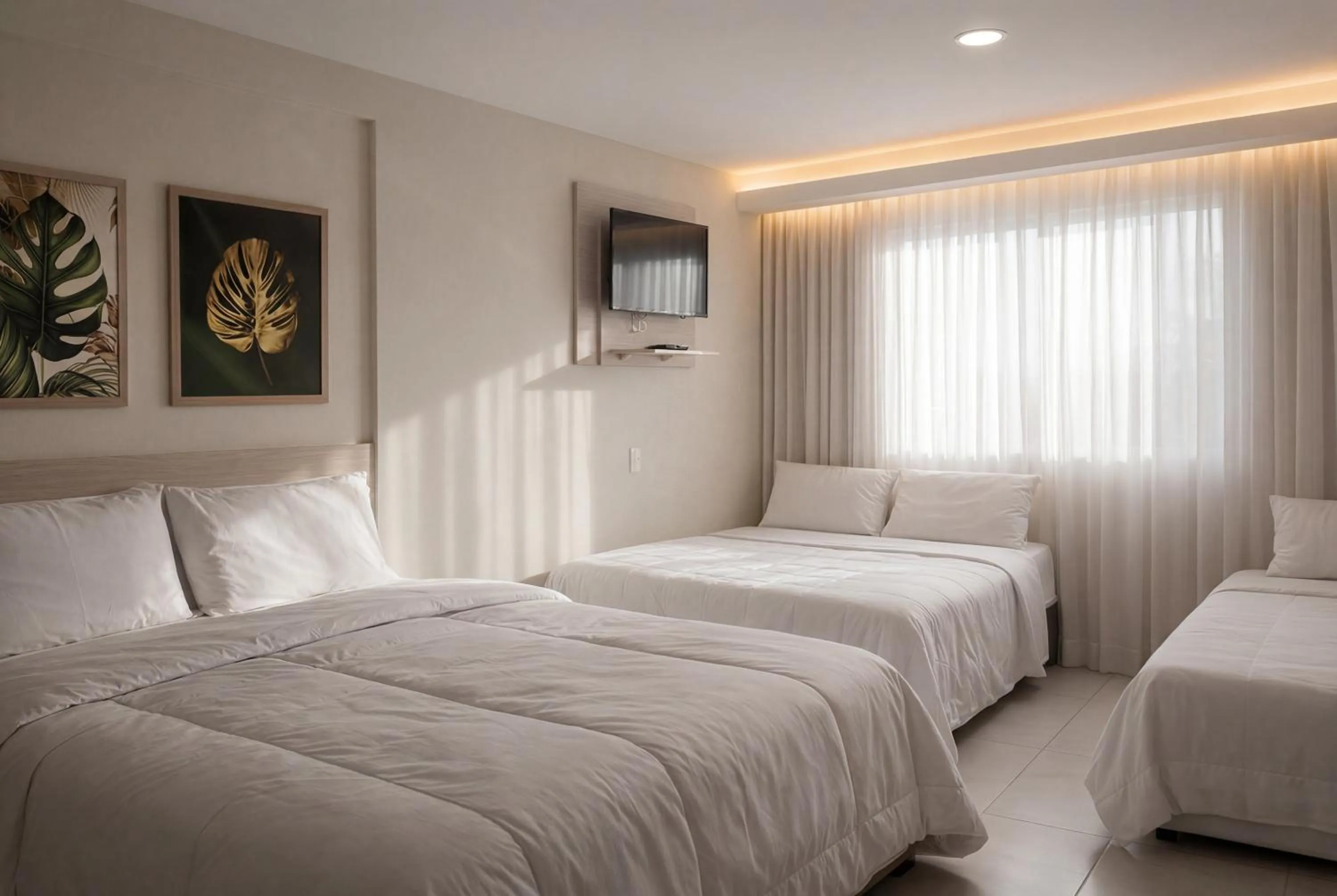 Bed in Pousada Estrela Dourada