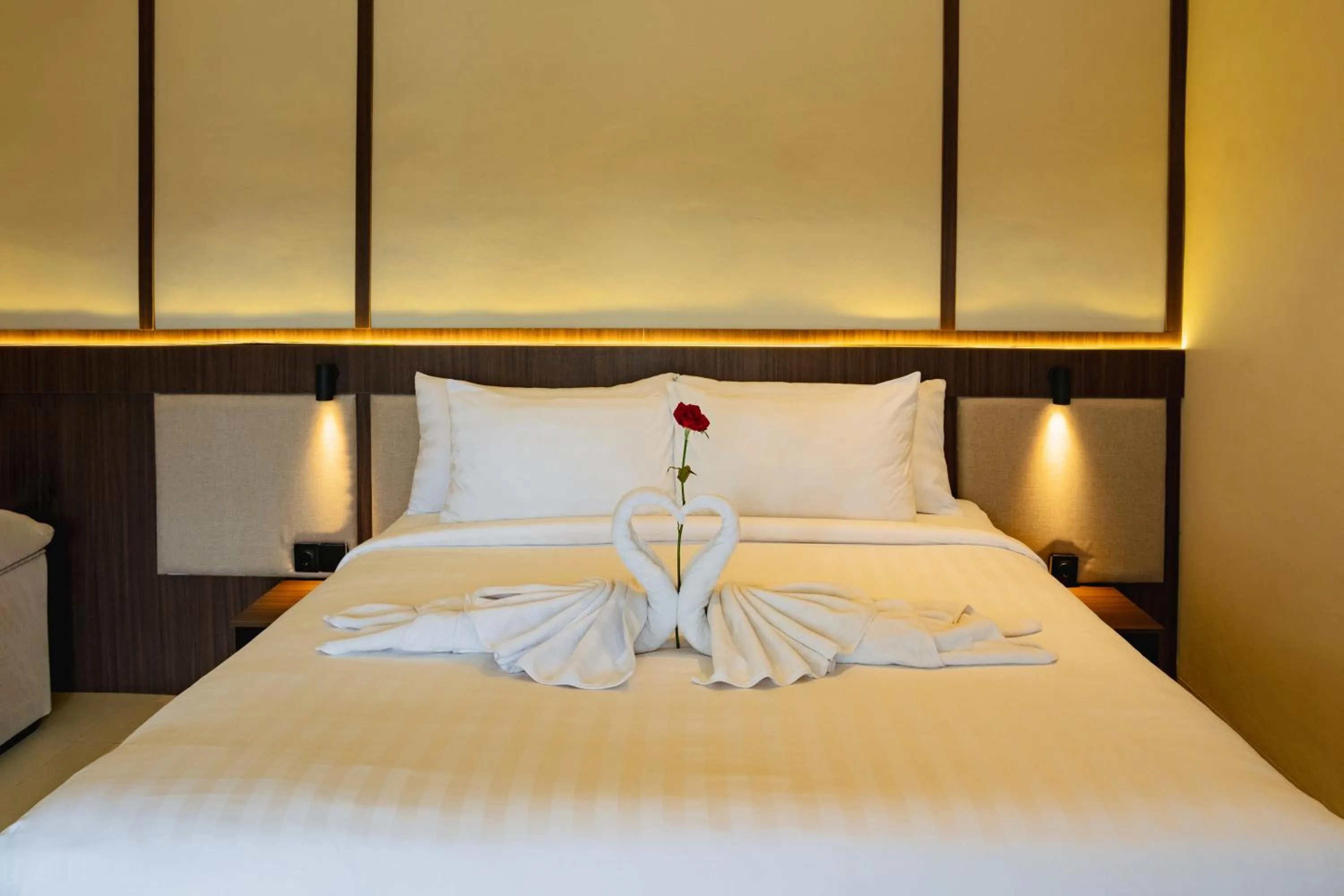 Bed in Tut Winten a Tranquil Living Villa Ubud