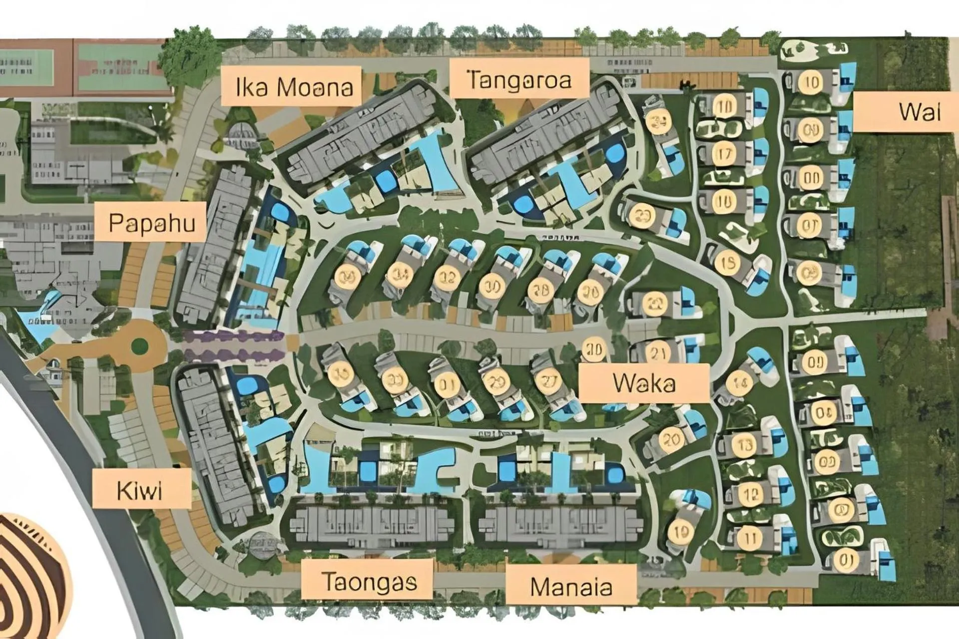 Bird's eye view in Nui Supreme Beach Living