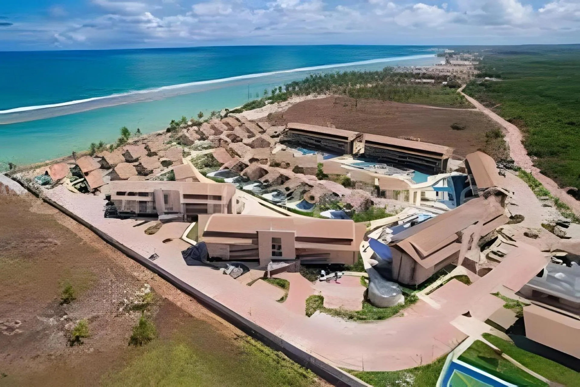 Bird's eye view in Nui Supreme Beach Living