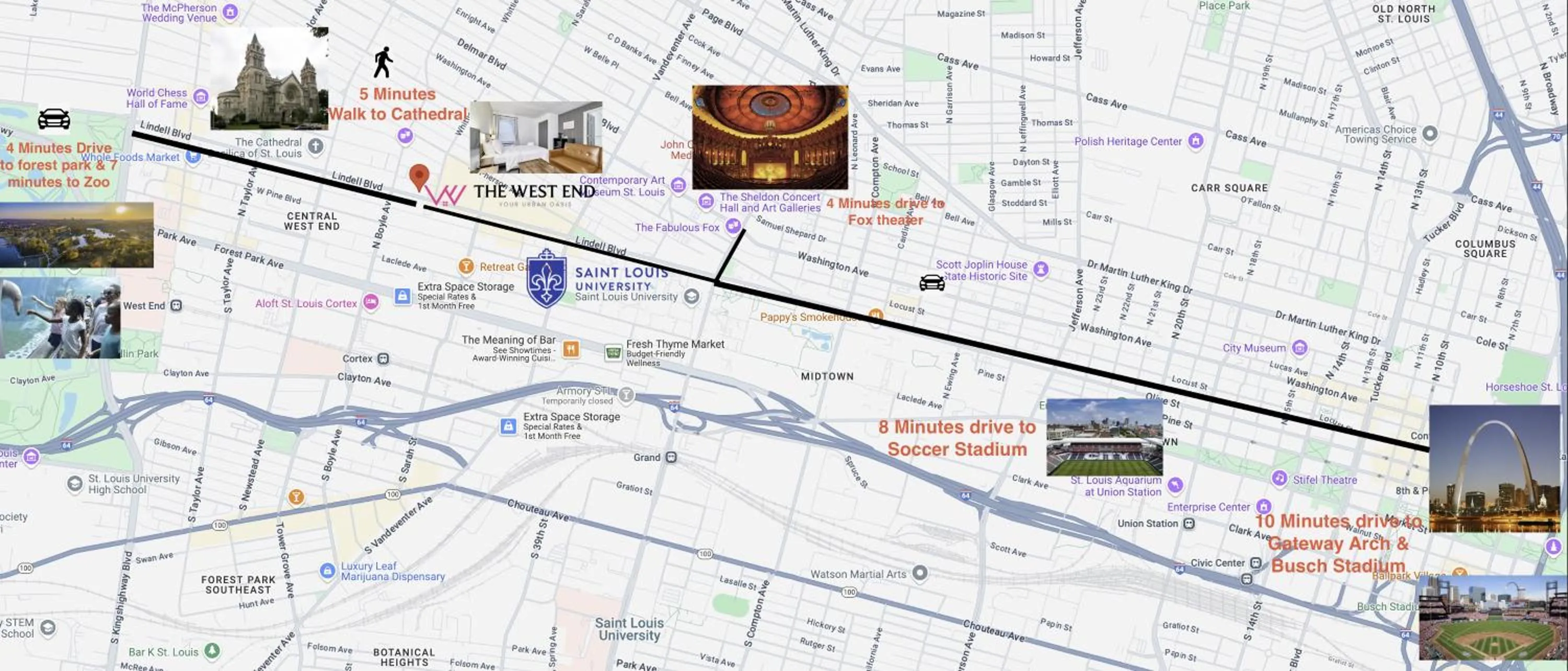 Property building in The West End