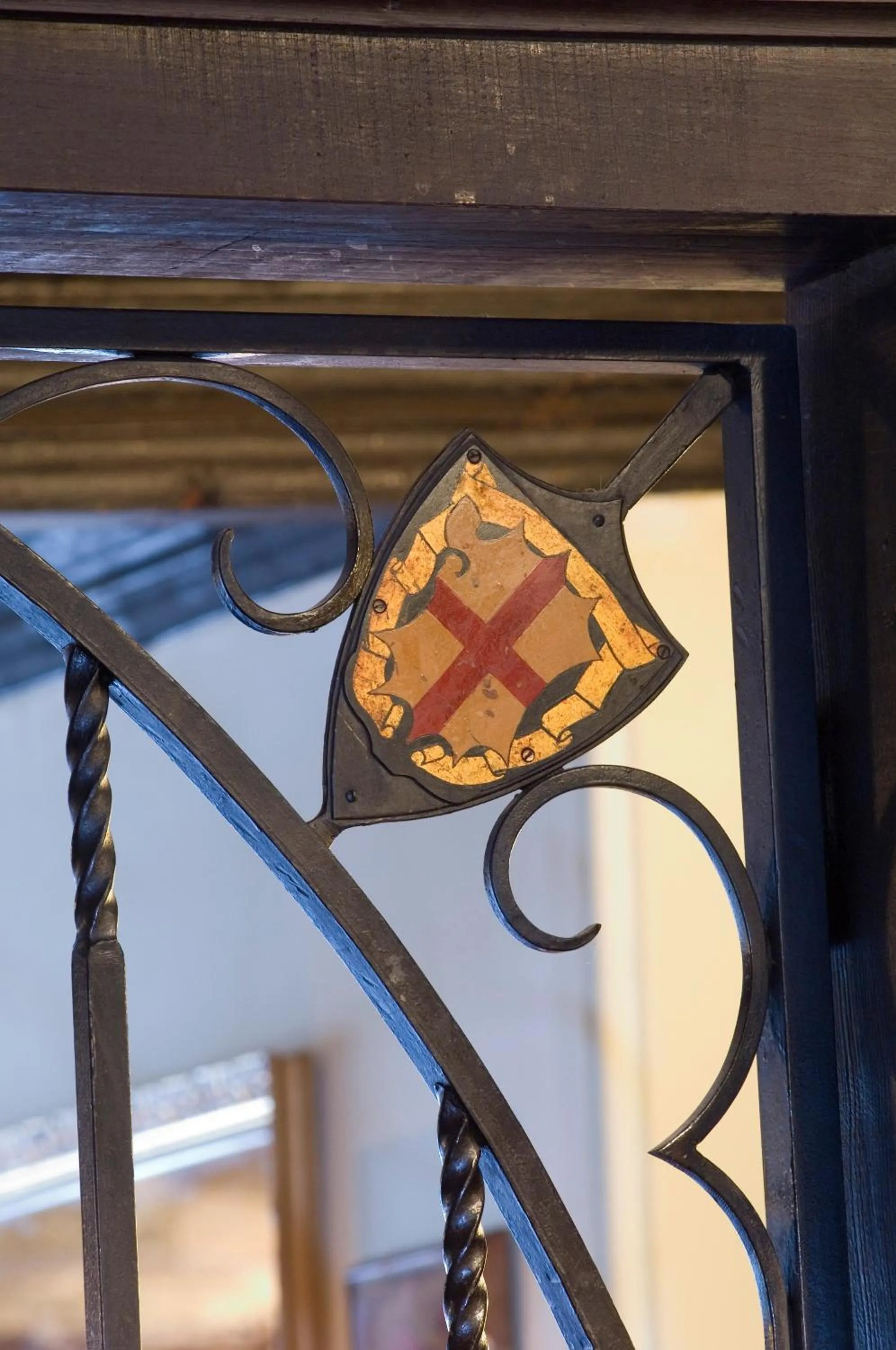 Decorative detail in George & Pilgrims Hotel