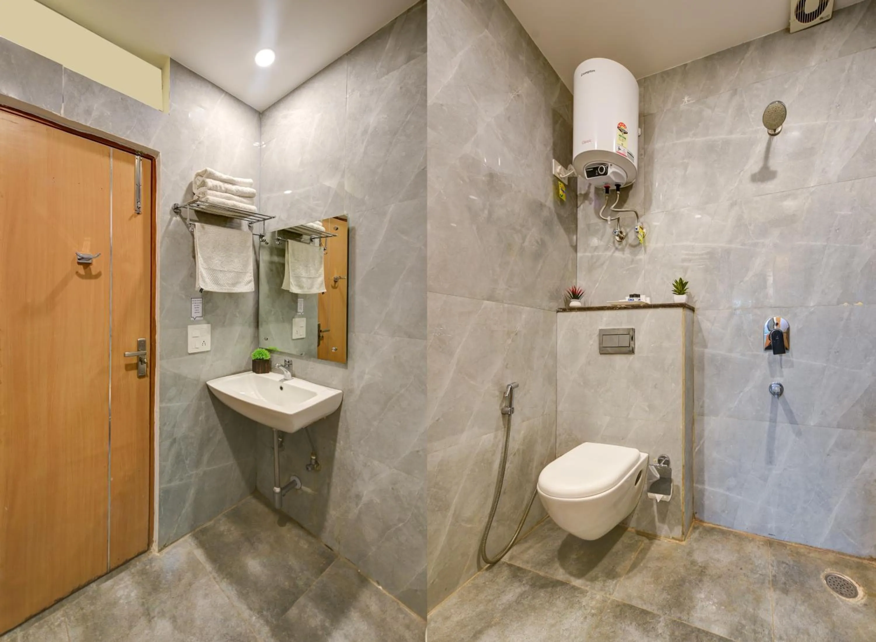 Bathroom in Aamantran Residency Hotel, Sohna Road, Sector 49, Gurugram