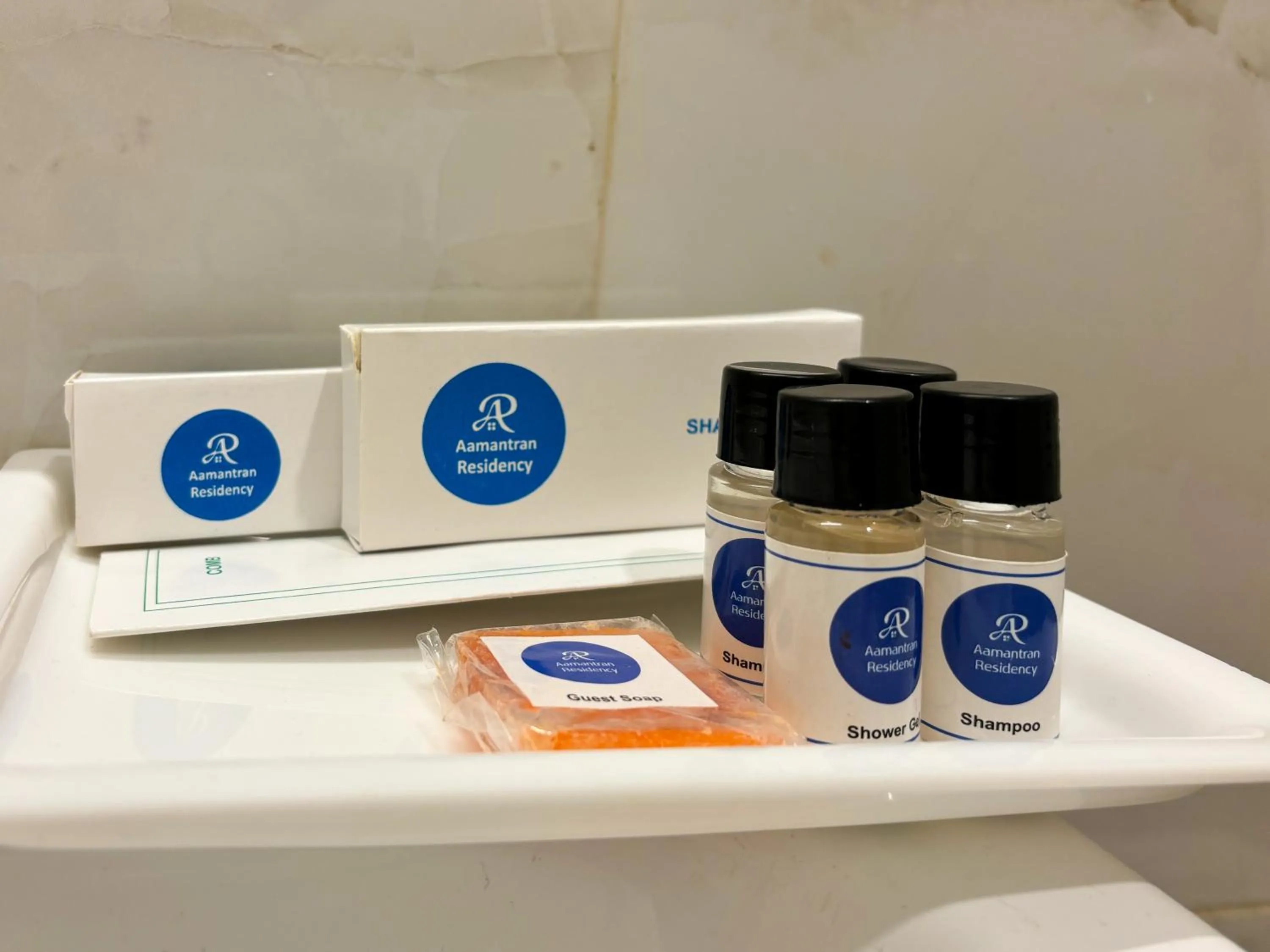 Bathroom in Aamantran Residency Hotel, Sohna Road, Sector 49, Gurugram