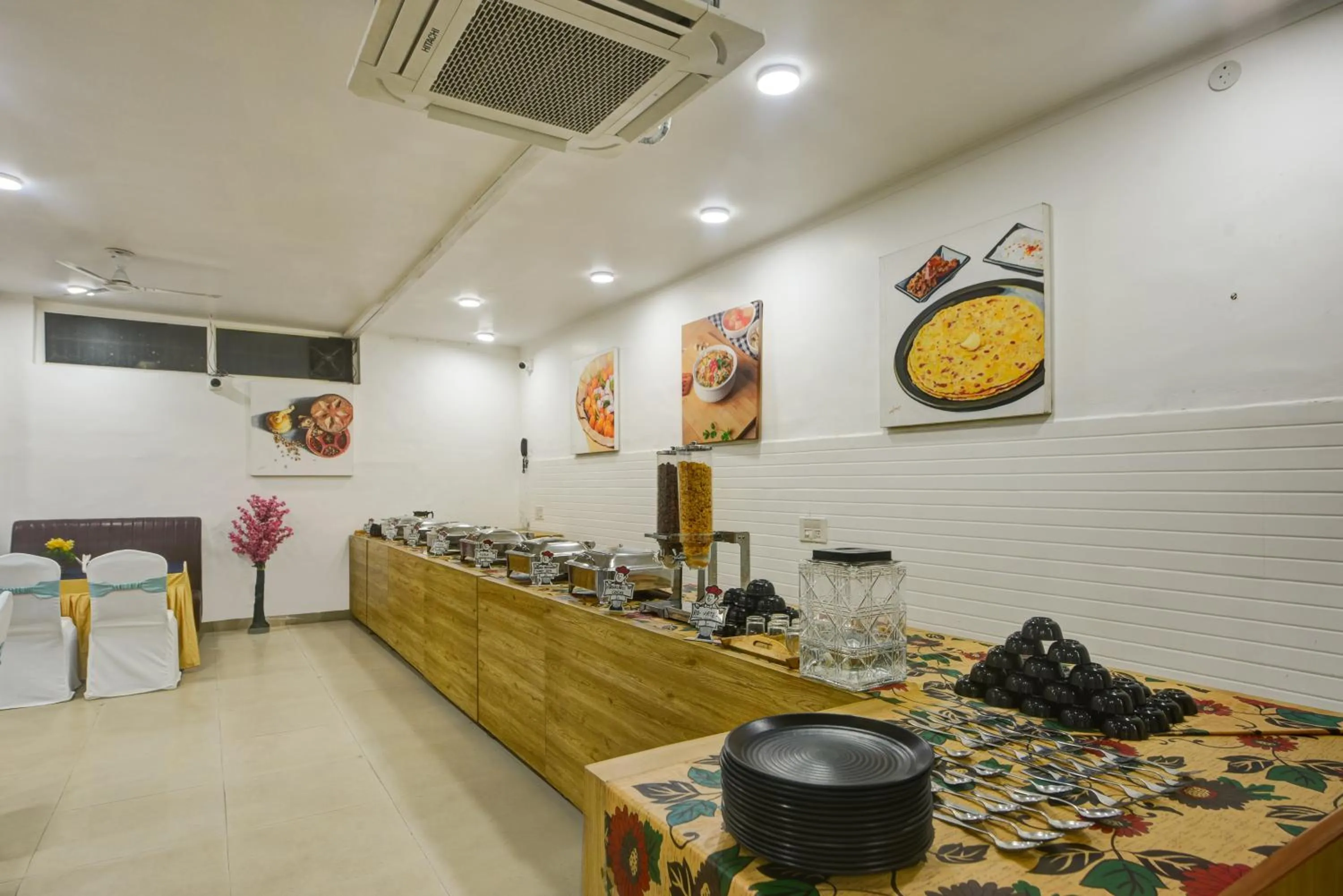 Buffet breakfast in Aamantran Residency Hotel, Sohna Road, Sector 49, Gurugram