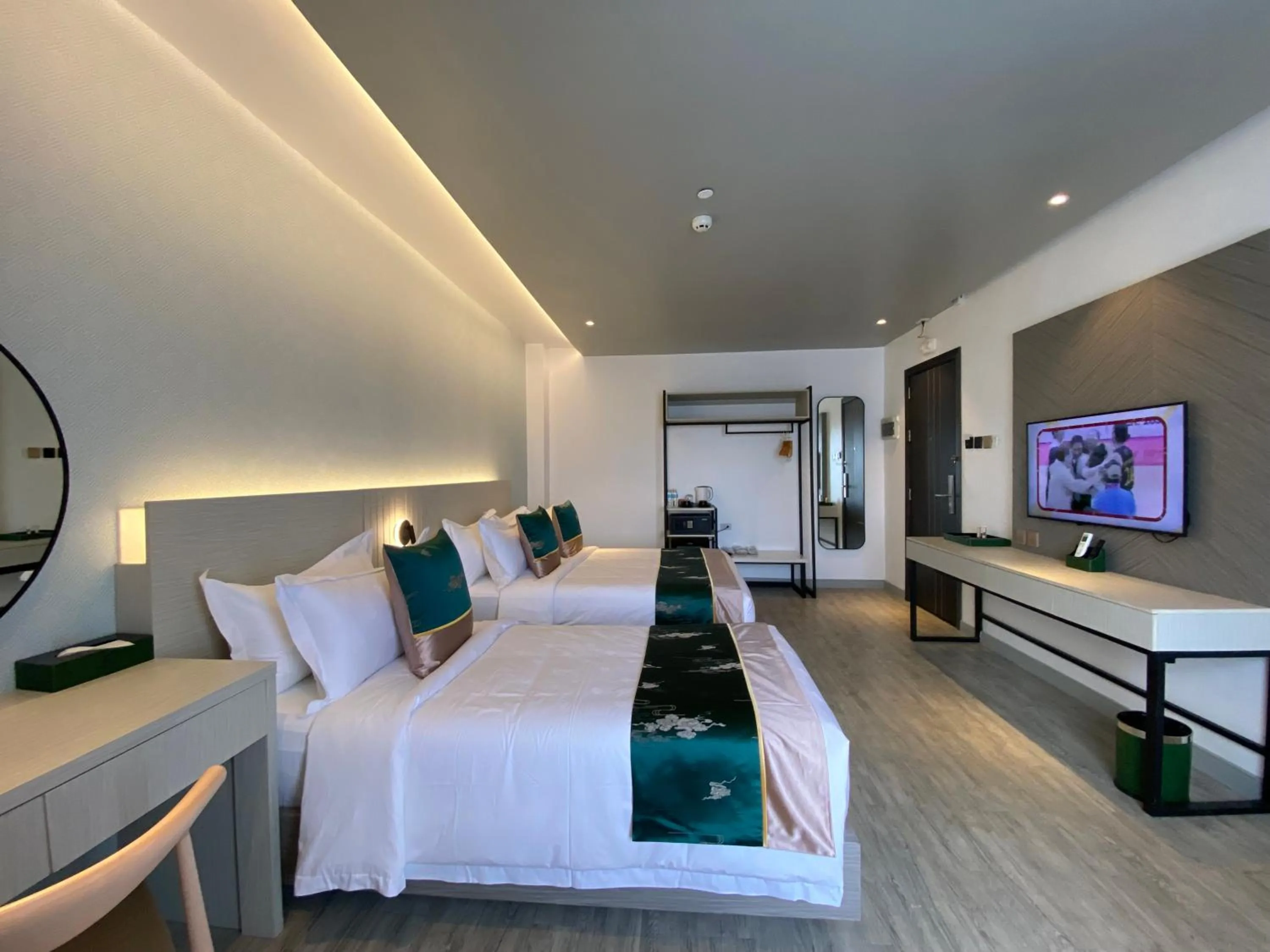 Bed in Badsbrotel Suites