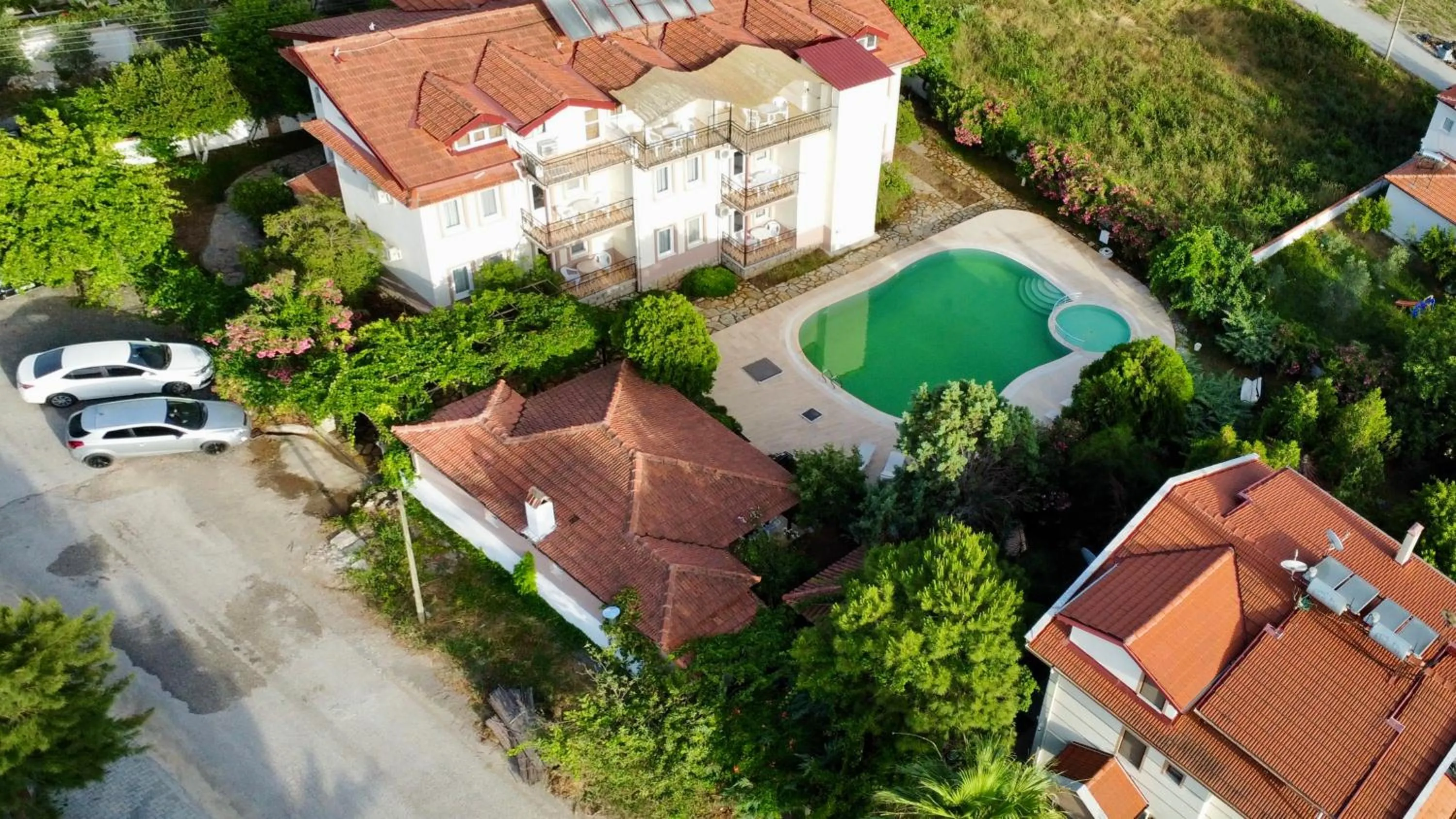 Bird's eye view in Angels Garden Dalyan