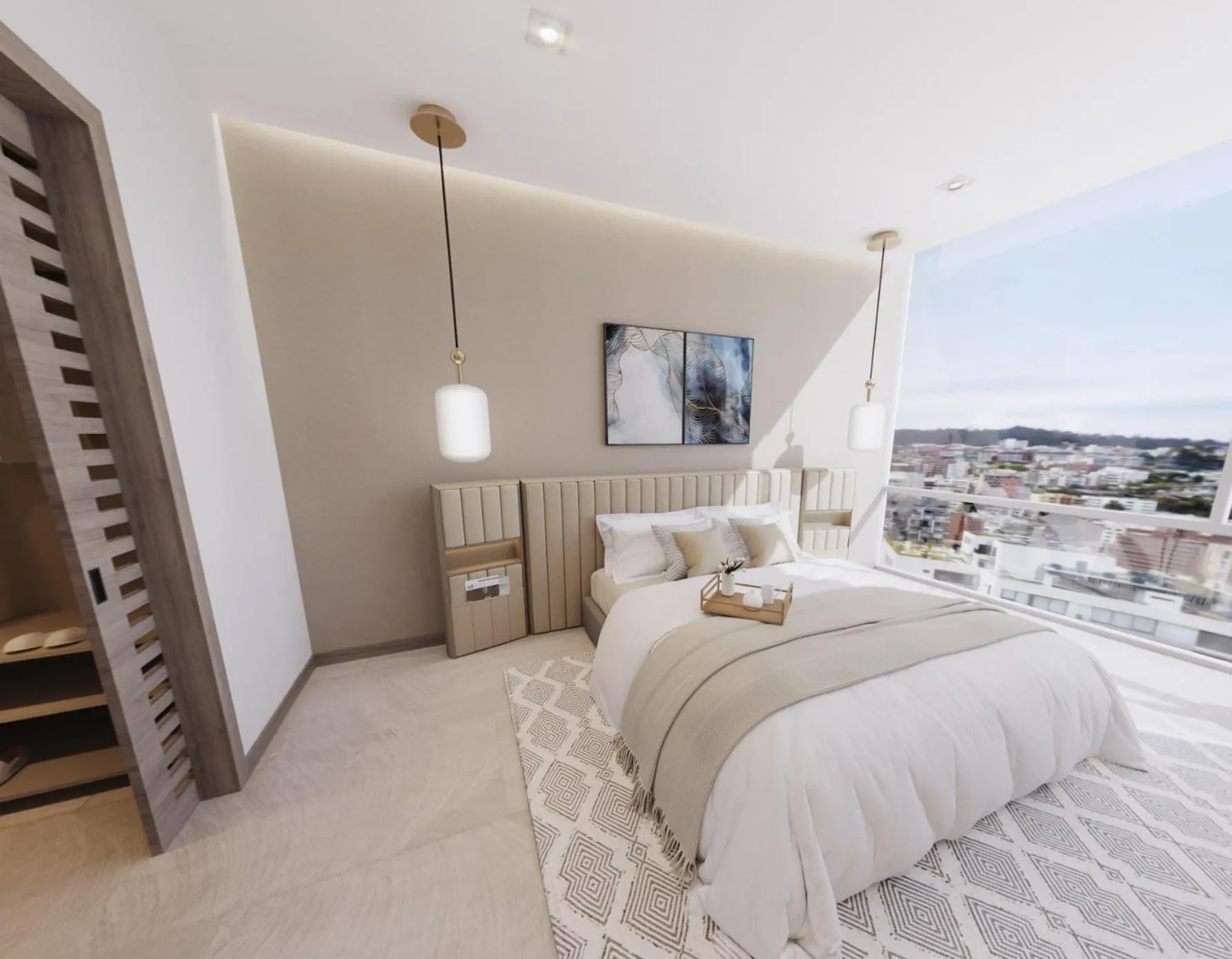 Bed in New Coliving Ecuador Luxury Residences