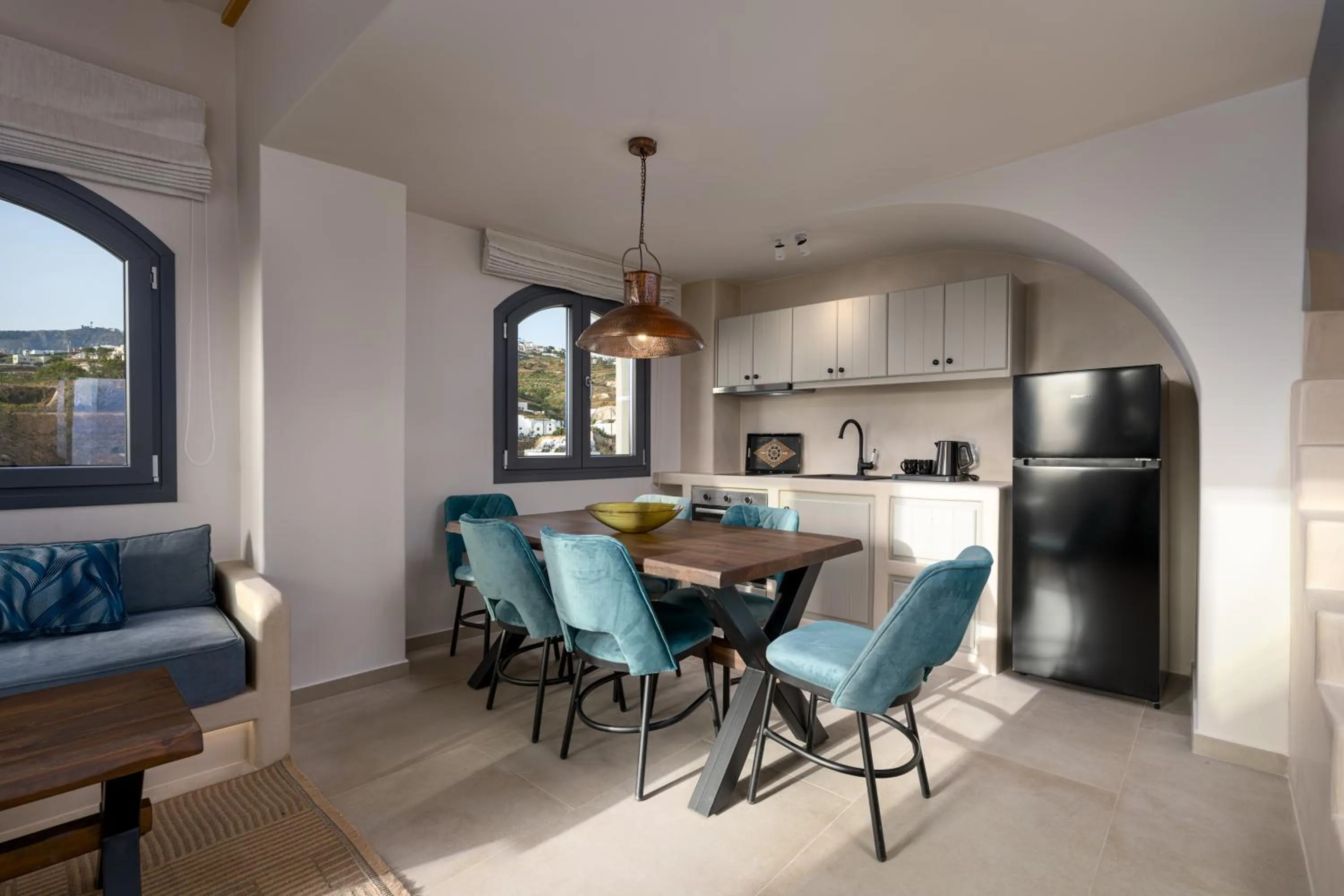 Dining area in Galaria Serenity Suites