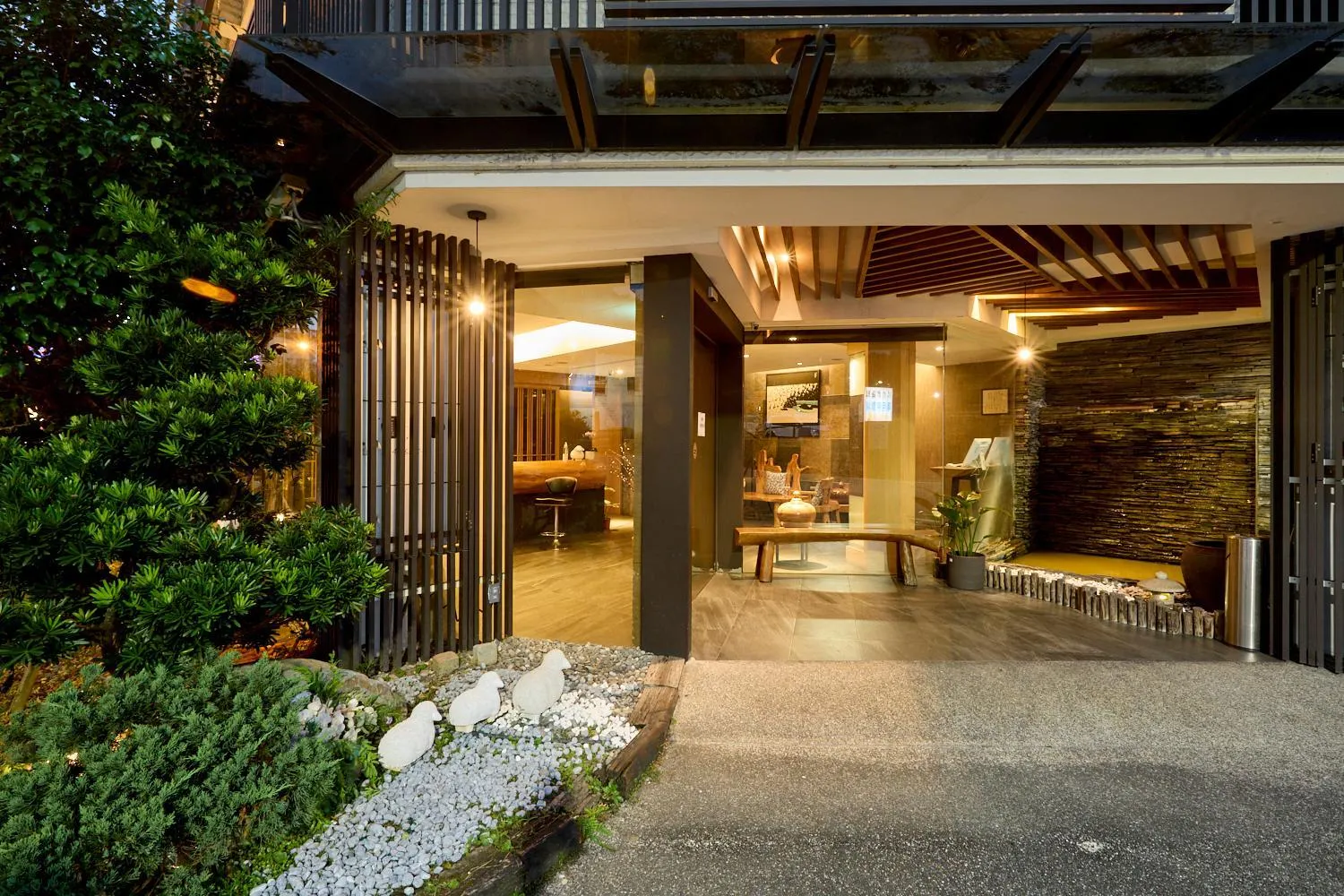 Property building in Tenlien onsen Hot Spring Hotel