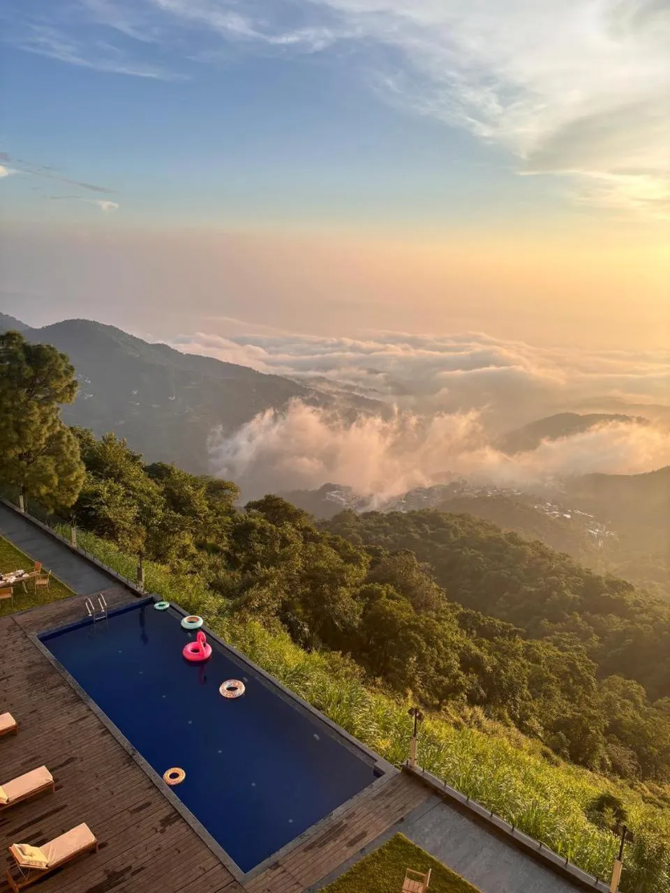 Swimming pool in The Belvedere Kasauli