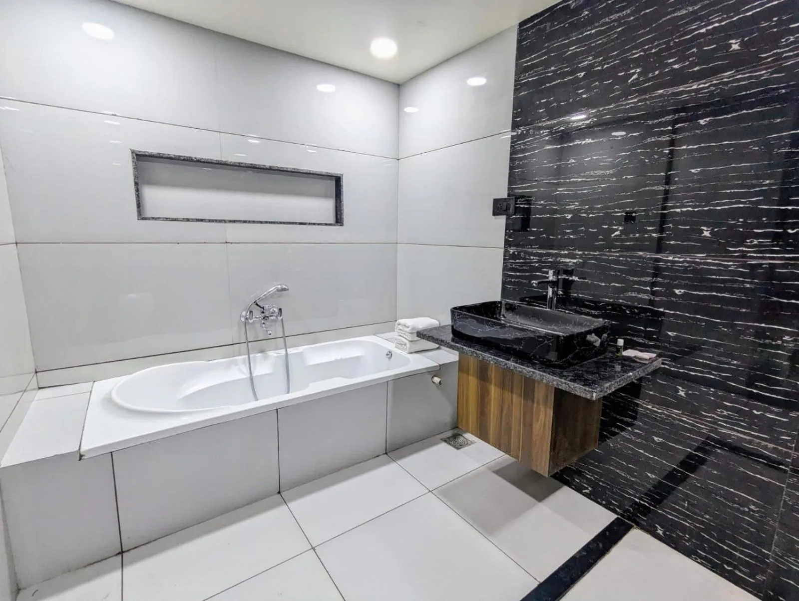 Bathroom in Hotel Majestic By NxtJen Hospitality