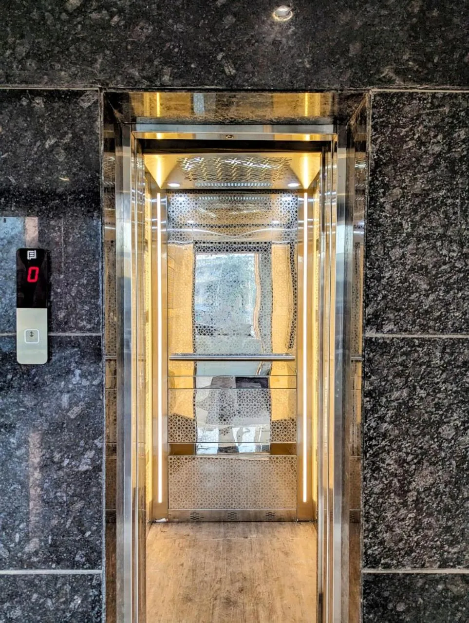 elevator in Hotel Majestic By NxtJen Hospitality