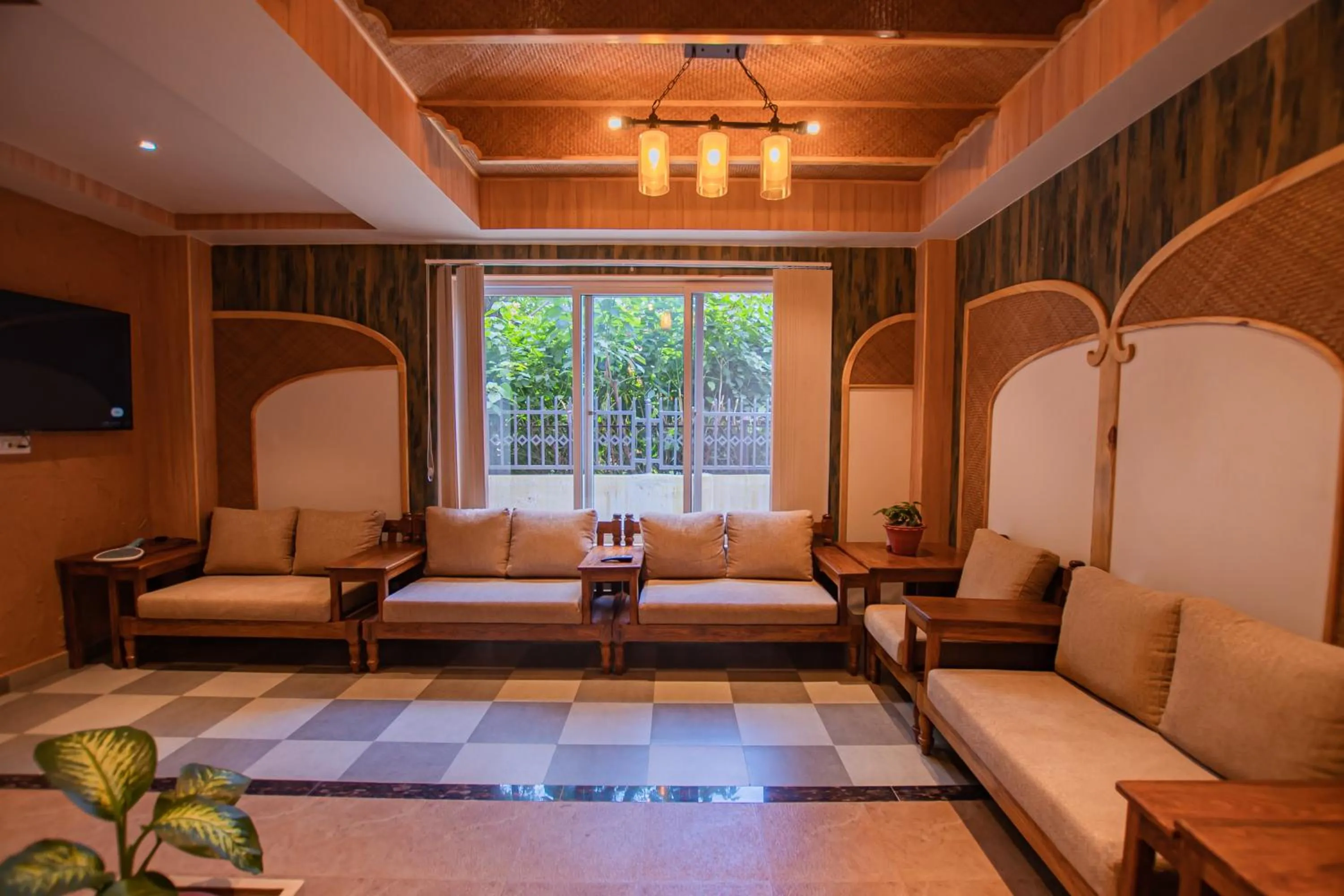 Seating area in Hotel Vistara