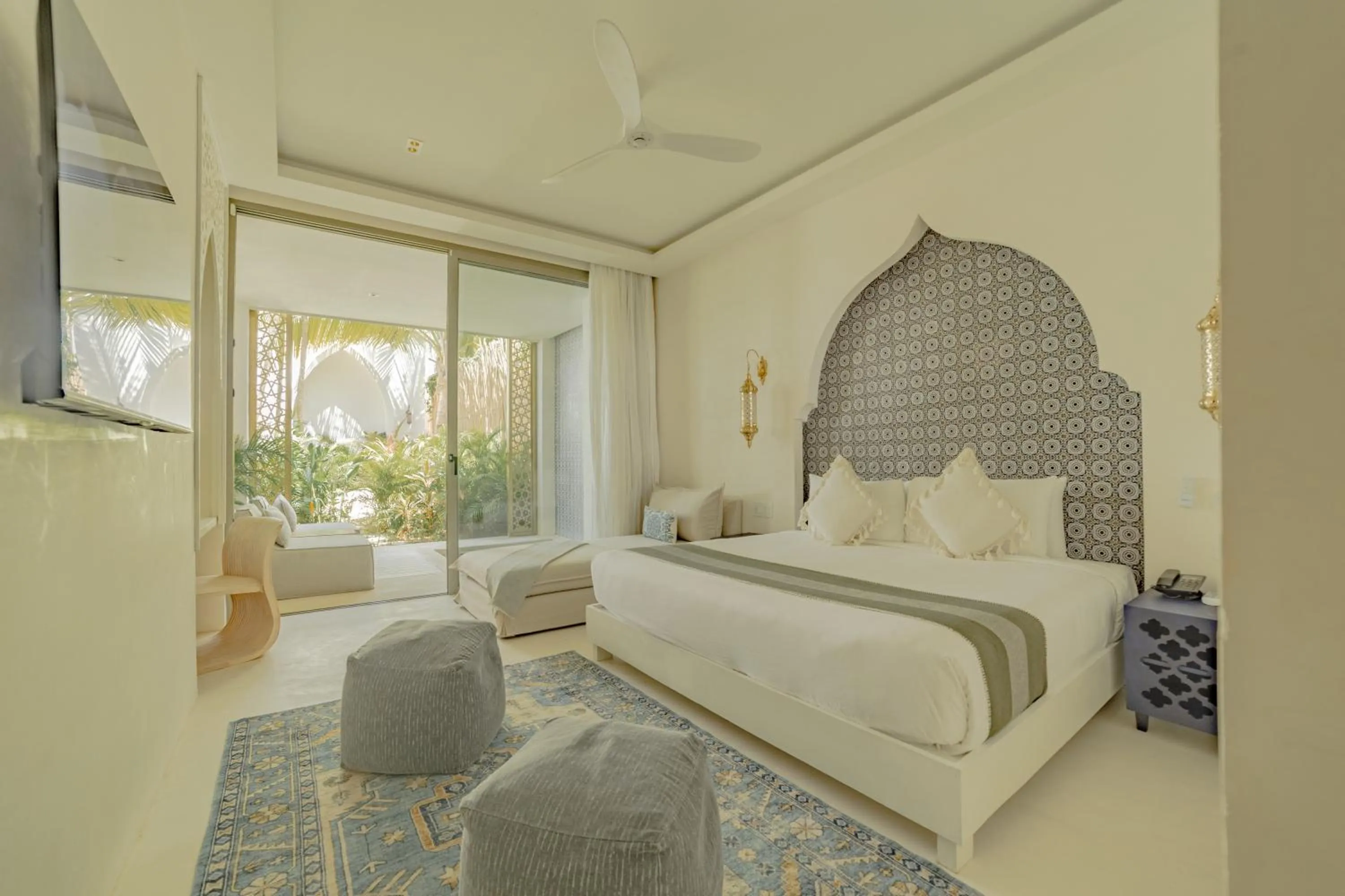 Bed in Sana Tulum Beachfront Boutique Hotel