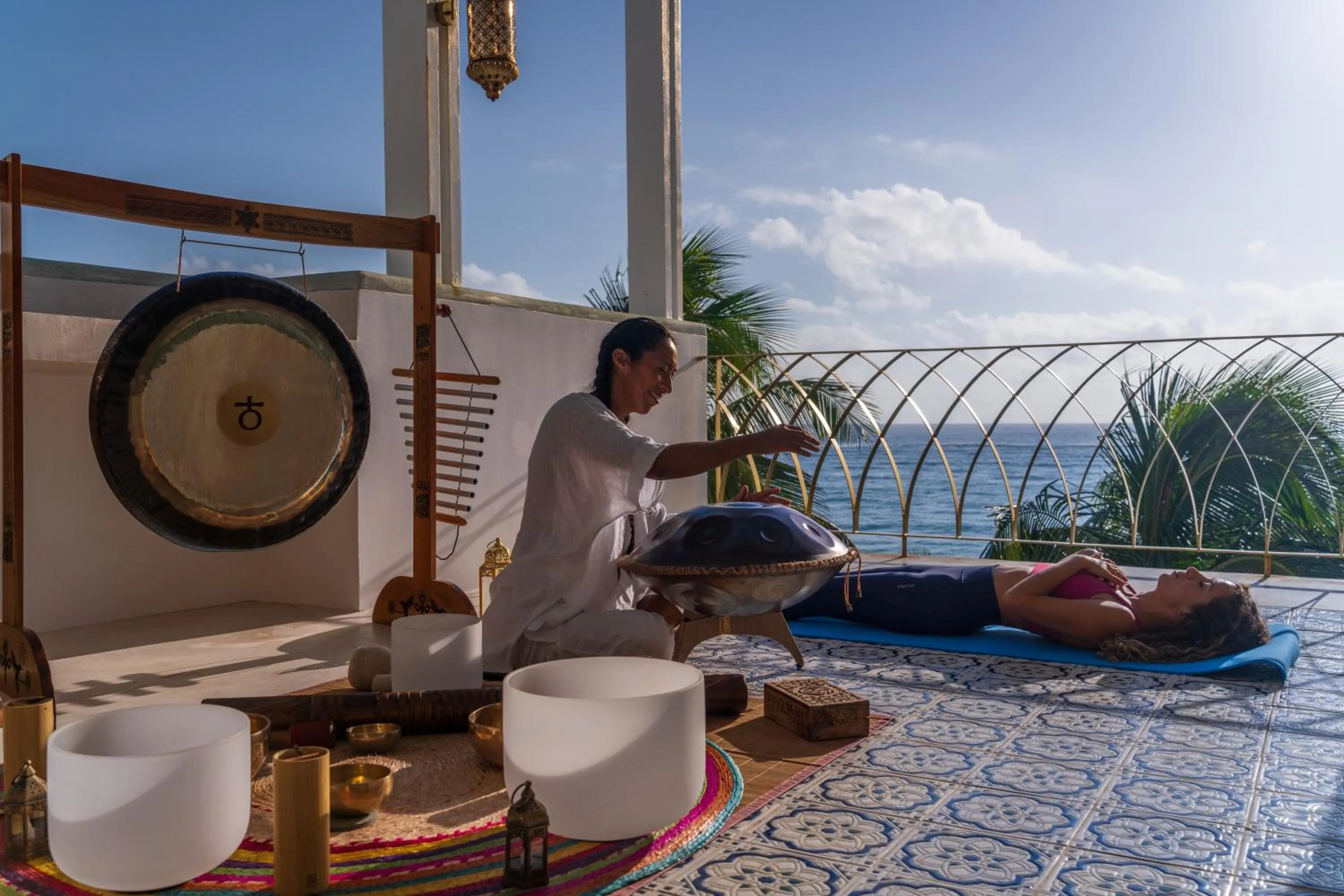 Patio in Sana Tulum Beachfront Boutique Hotel