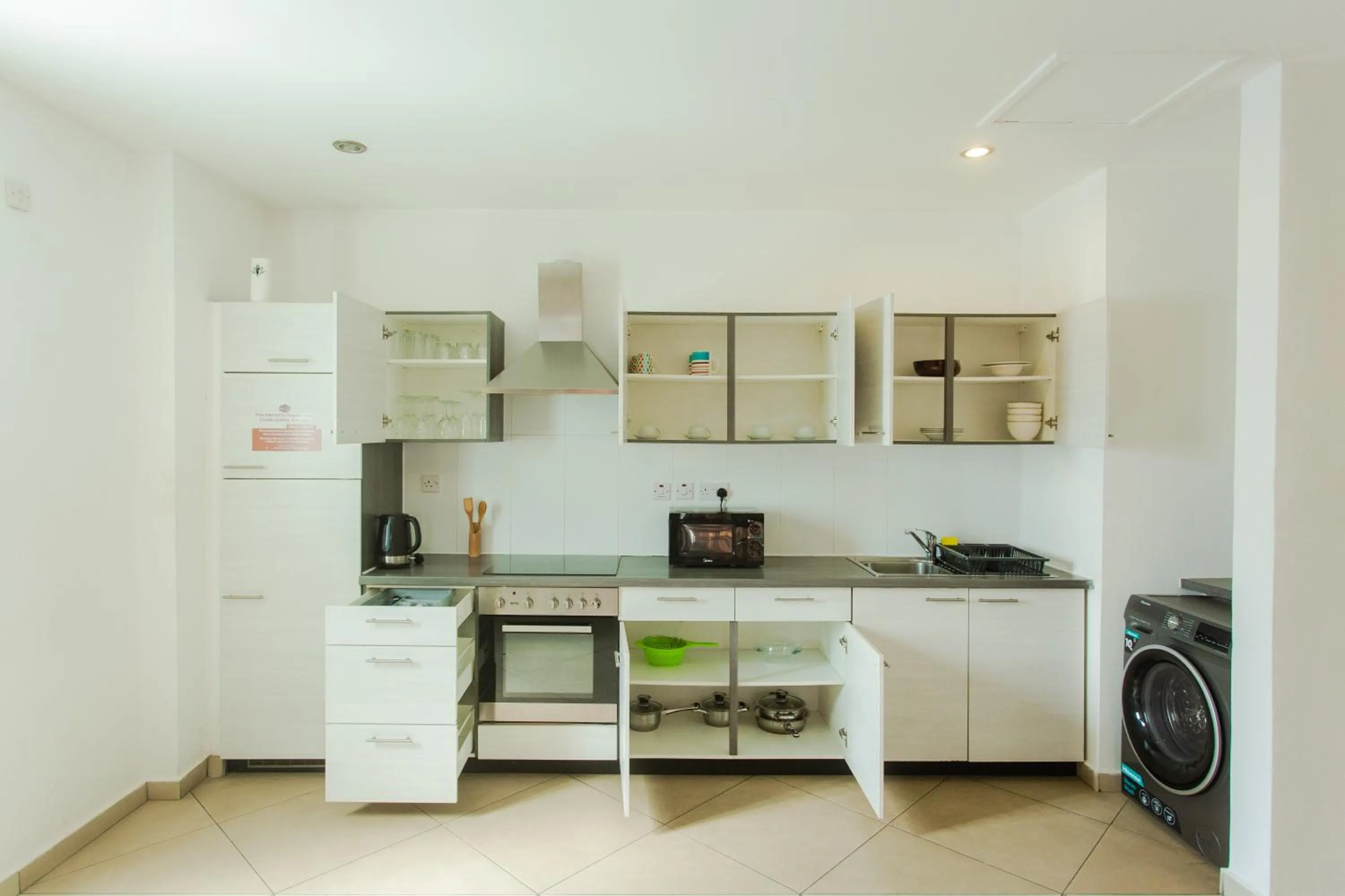 Kitchen or kitchenette in Accra Luxury Apartments at Clifton Place