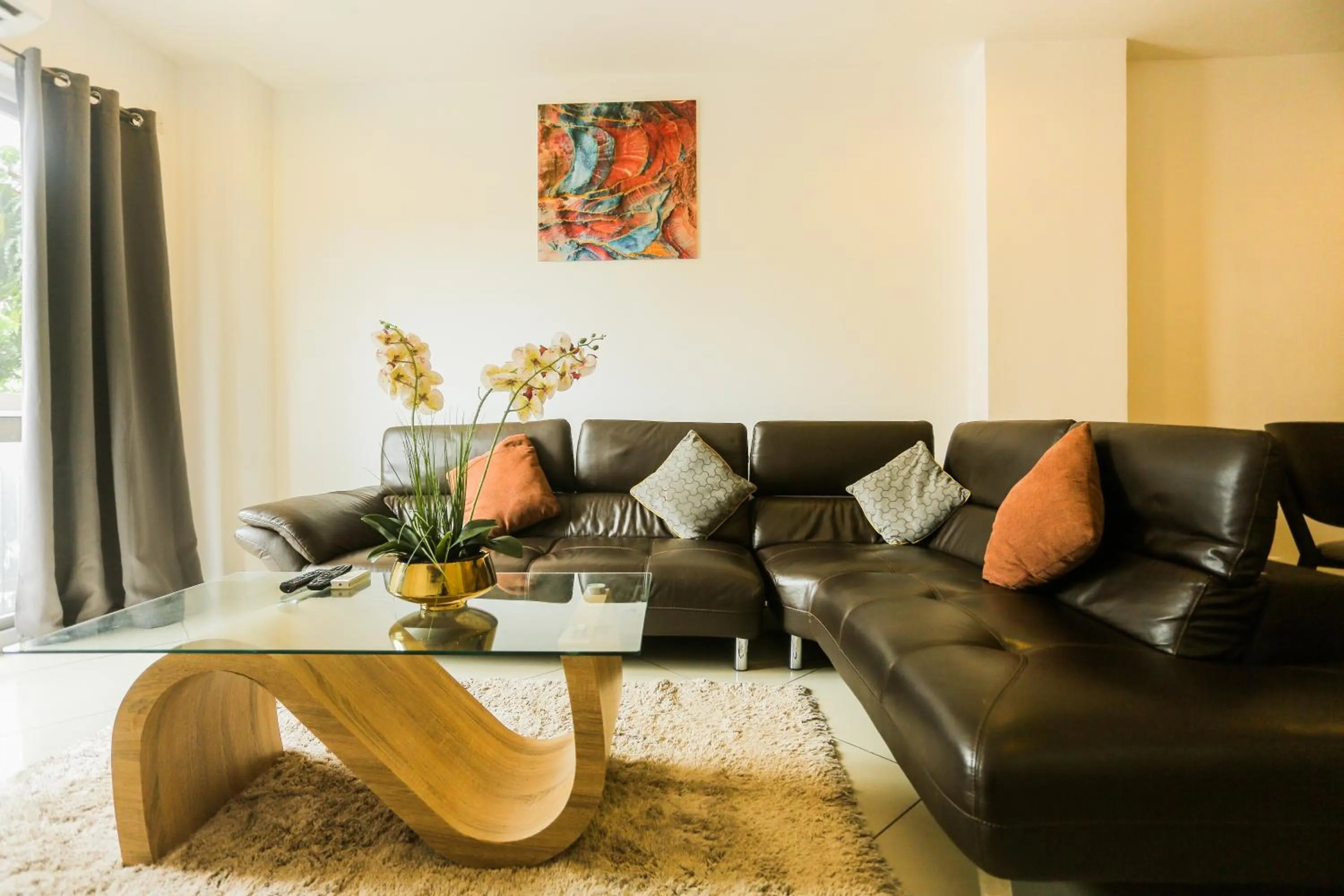 Living room in Accra Luxury Apartments at Clifton Place