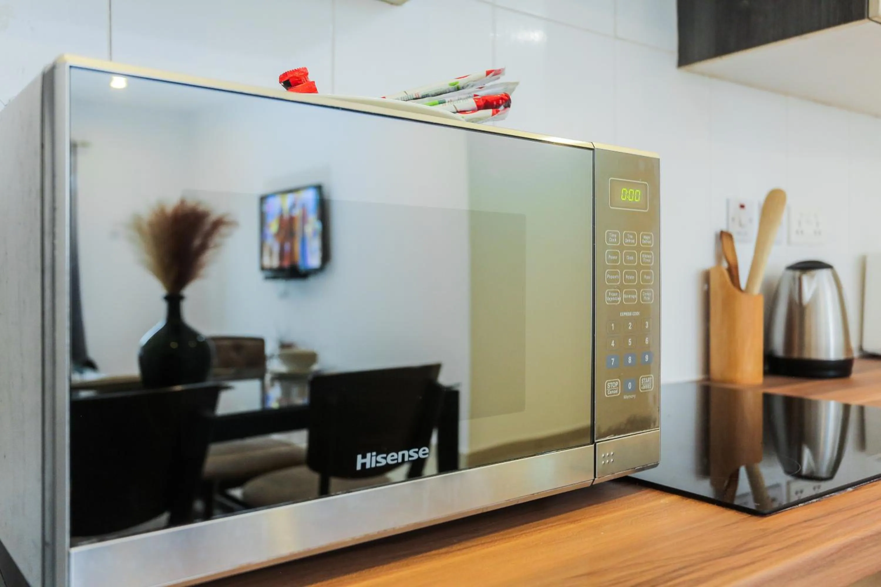 Kitchen or kitchenette in Accra Luxury Apartments at Clifton Place